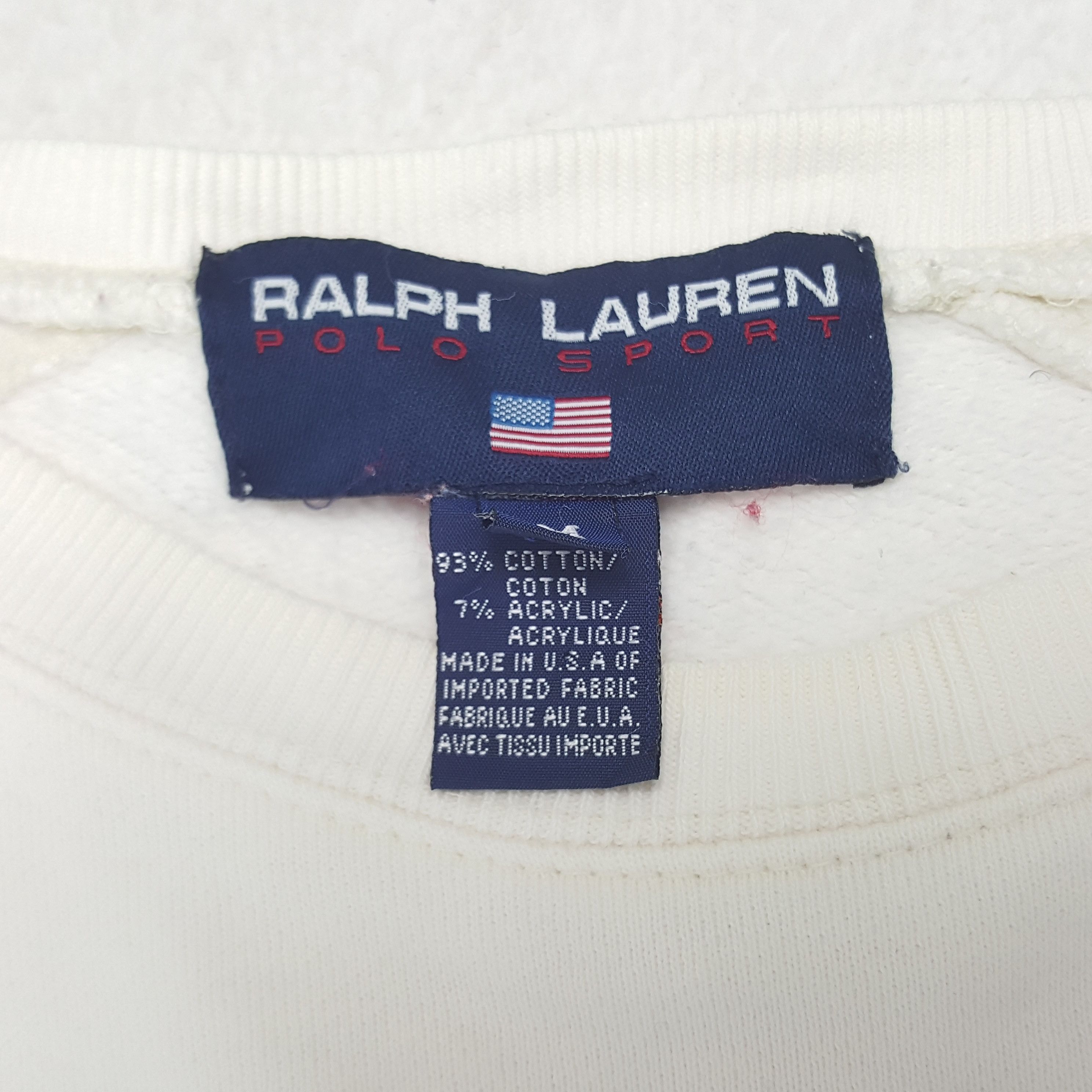 Polo Ralph Lauren × Vintage Vintage Ralph Lauren Polo Sport USA Sweatshirt Size US M / EU 48-50 / 2 - 8 Thumbnail