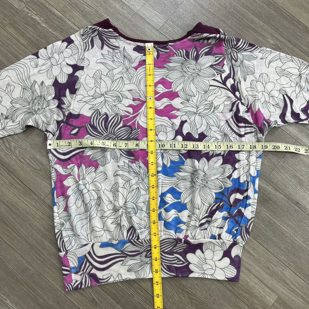 Issey Miyake Vintage Issey Miyake Tsumori Chisato Floral Long Sleeve Size US S / EU 44-46 / 1 - 14 Thumbnail
