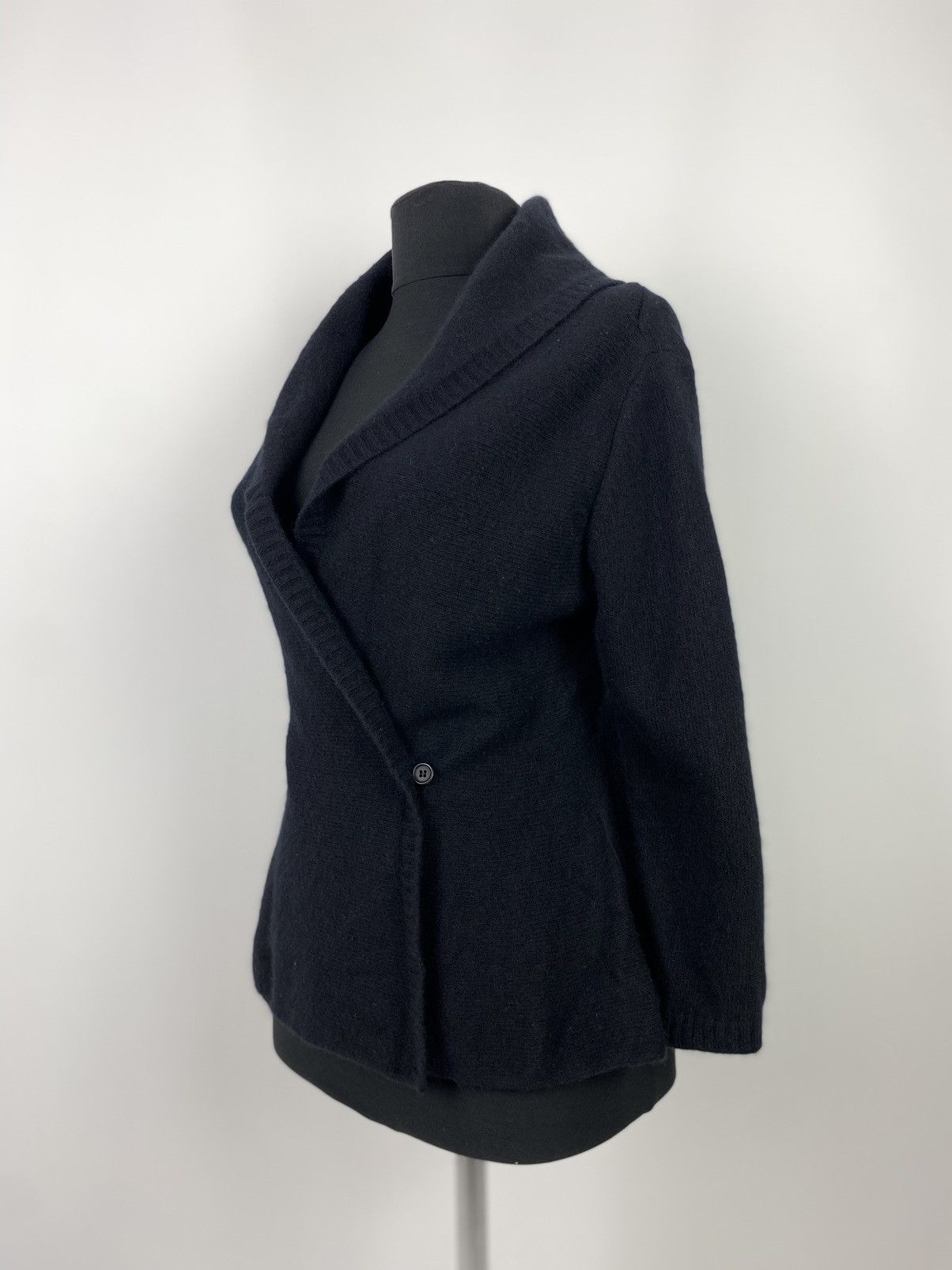 Max Mara Max Mara Cashmere Blend 3/4 Sleeve Shawl Collar Cardigan Size M / US 6-8 / IT 42-44 - 12 Thumbnail