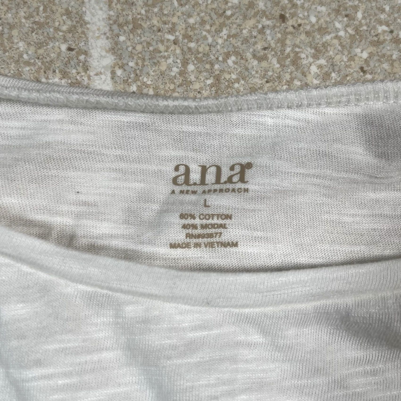 Vintage Ana Women's Longsleeve Top L White Live Your Dream Size L / US 10 / IT 46 - 3 Thumbnail