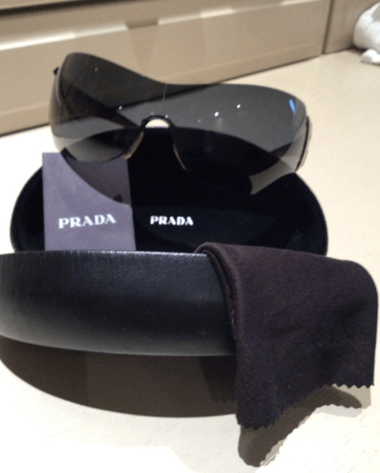 Prada PRADA Sunglasses Flame 2004 Star Mask Fire Chrome Silver Size ONE SIZE - 3 Thumbnail