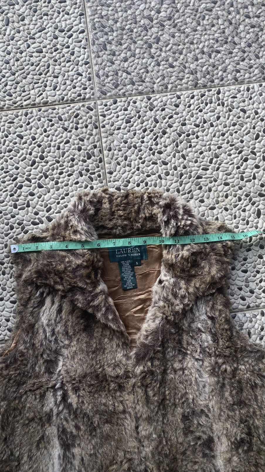 If Six Was Nine × Lauren Ralph Lauren × Ralph Lauren Y2K Lauren Ralph Lauren Croped Faux Fur Vest Size S / US 4 / IT 40 - 8 Thumbnail