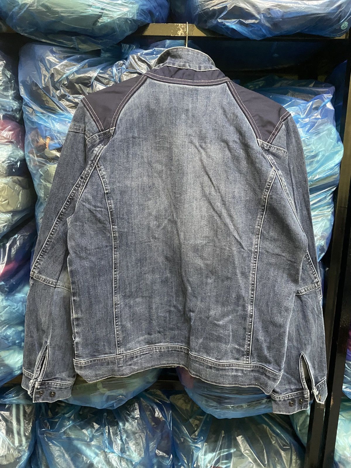 Japanese Brand Tora Japan Tactical Denim Work Jacket with Cordura Shoulder Size US L / EU 52-54 / 3 - 11 Thumbnail