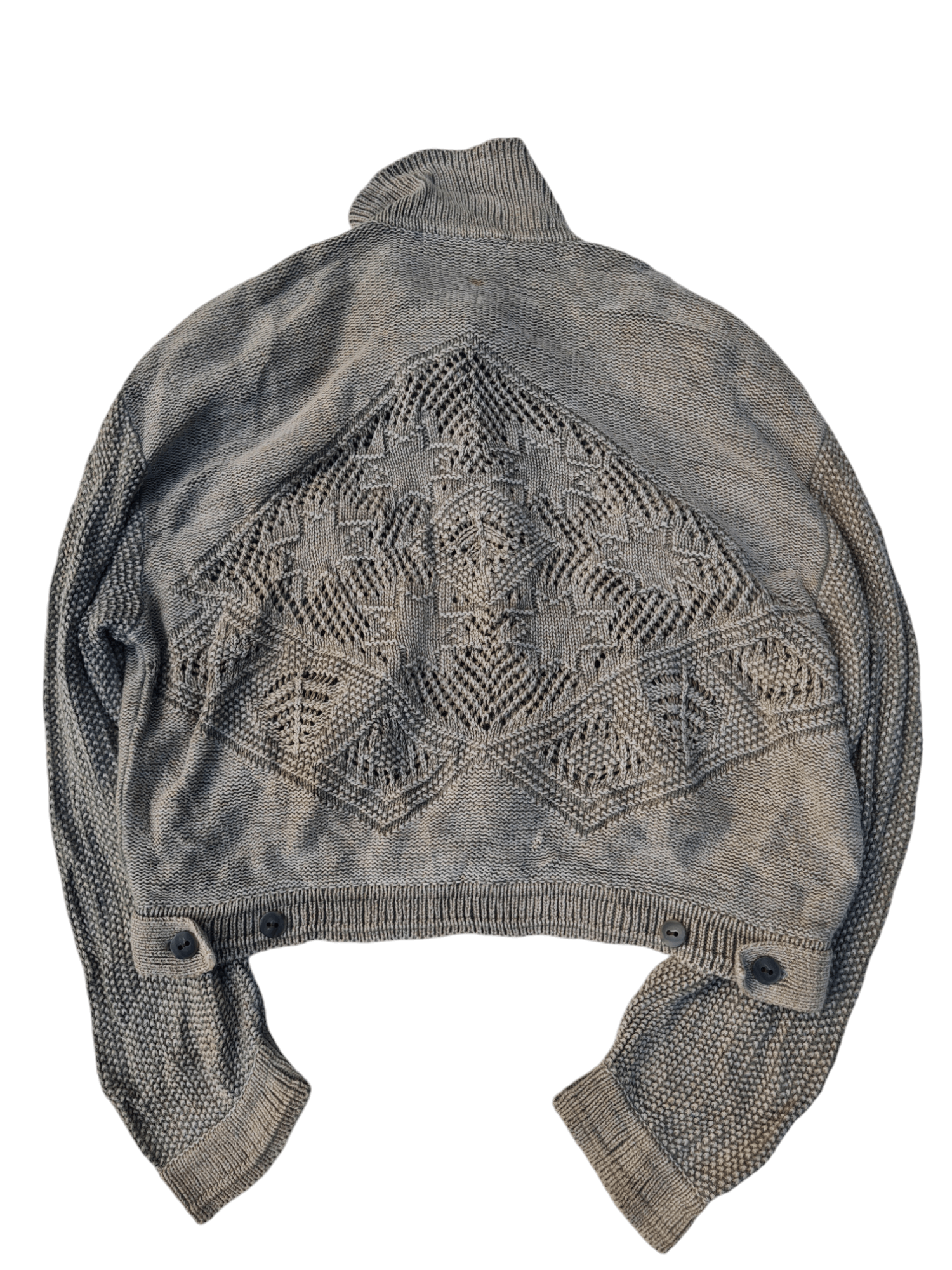 Japanese Brand × Vintage Vintage Japanese Knitwear Button Up Size US L / EU 52-54 / 3 - 3 Thumbnail