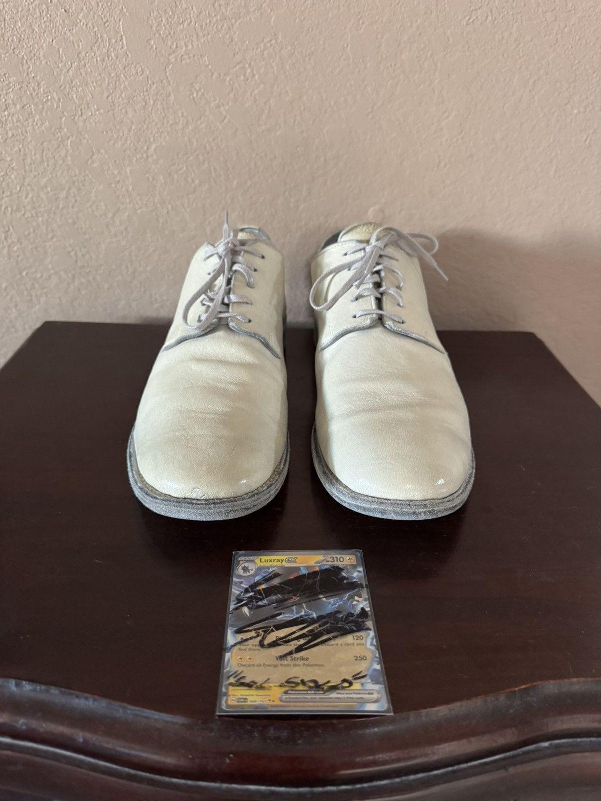 Guidi Guidi 16 White Derby Shoes Size US 10 / EU 43 - 1 Thumbnail