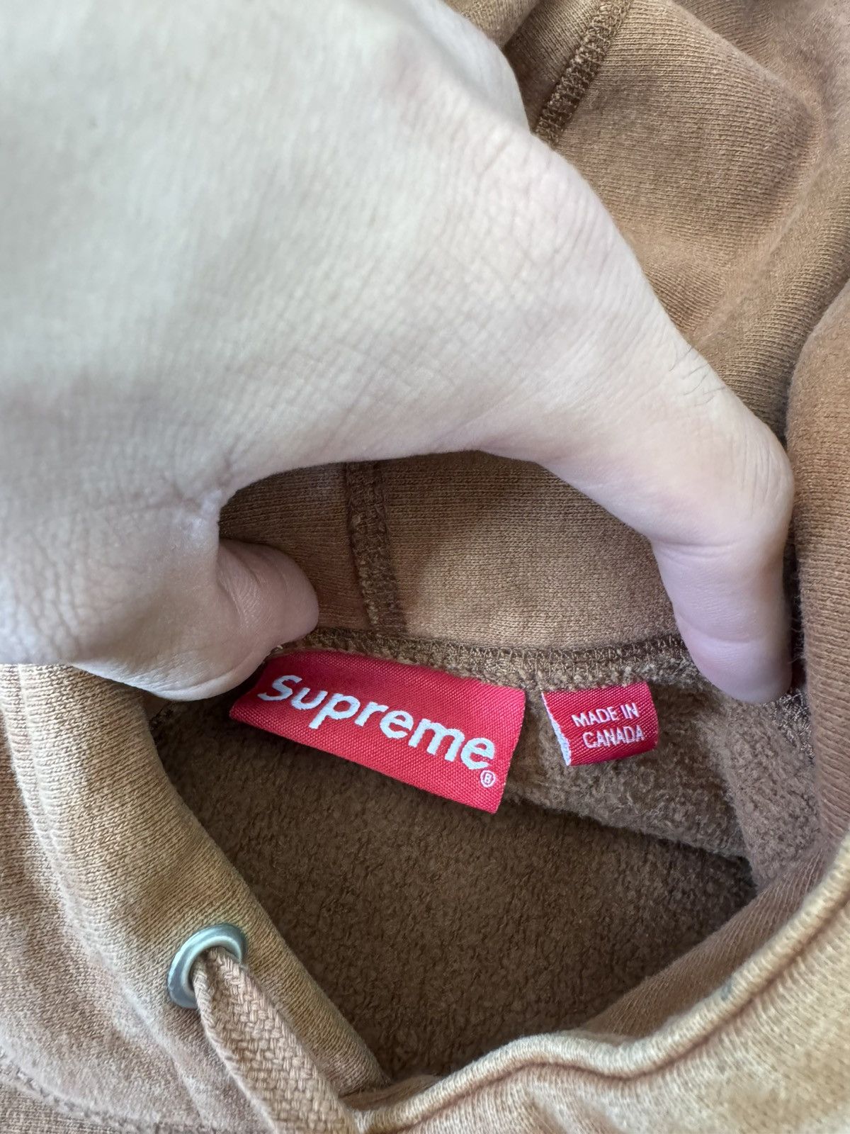 Supreme Supreme Arabic Brown Hoodie Vintage Size US XL / EU 56 / 4 - 5 Thumbnail