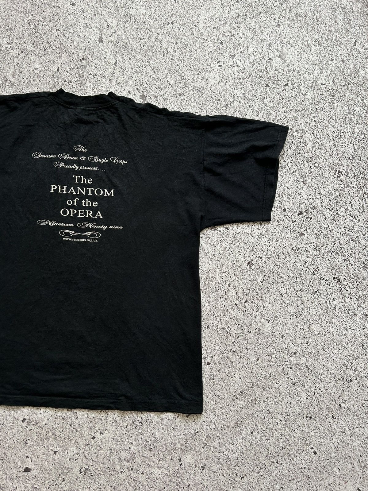 Vintage Vintage 1990’s Phantom Of The Opera Horror Retro T-Shirt Size US XL / EU 56 / 4 - 8 Thumbnail