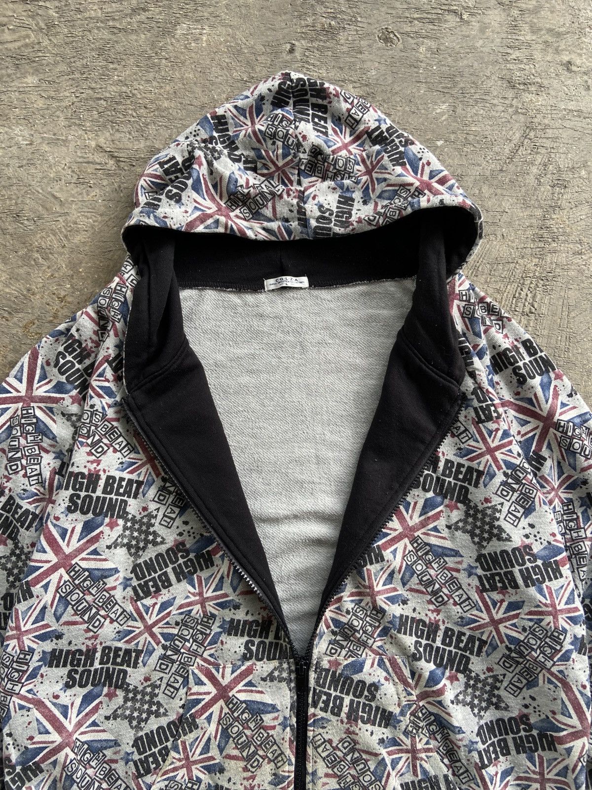 Hysteric Glamour 2000s Colza - Printed Flag AOP Zip Hoodie Size US L / EU 52-54 / 3 - 4 Thumbnail