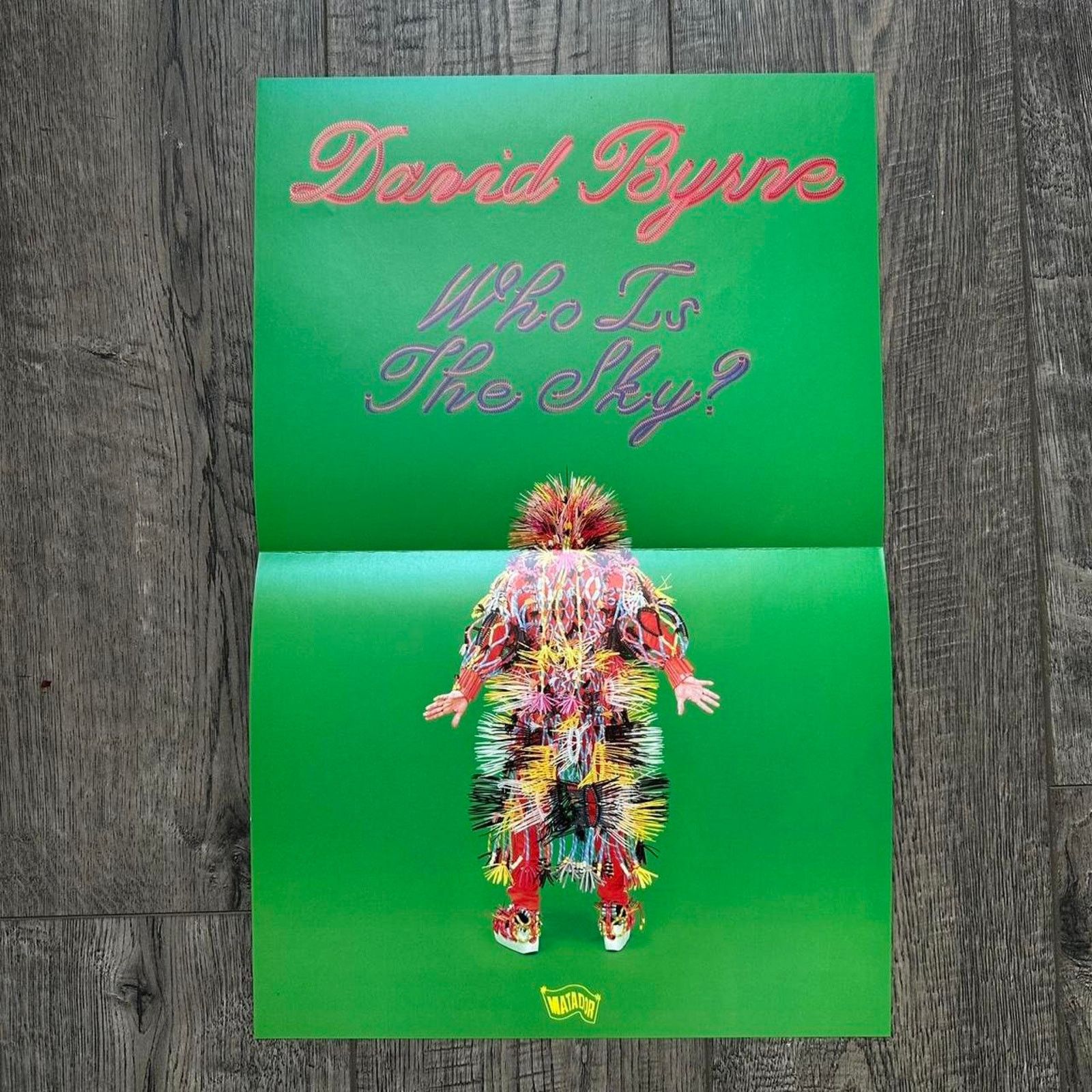 Other David Byrne Who Is The Sky Talking Heads Music Promo Poster Size ONE SIZE - 1 Thumbnail
