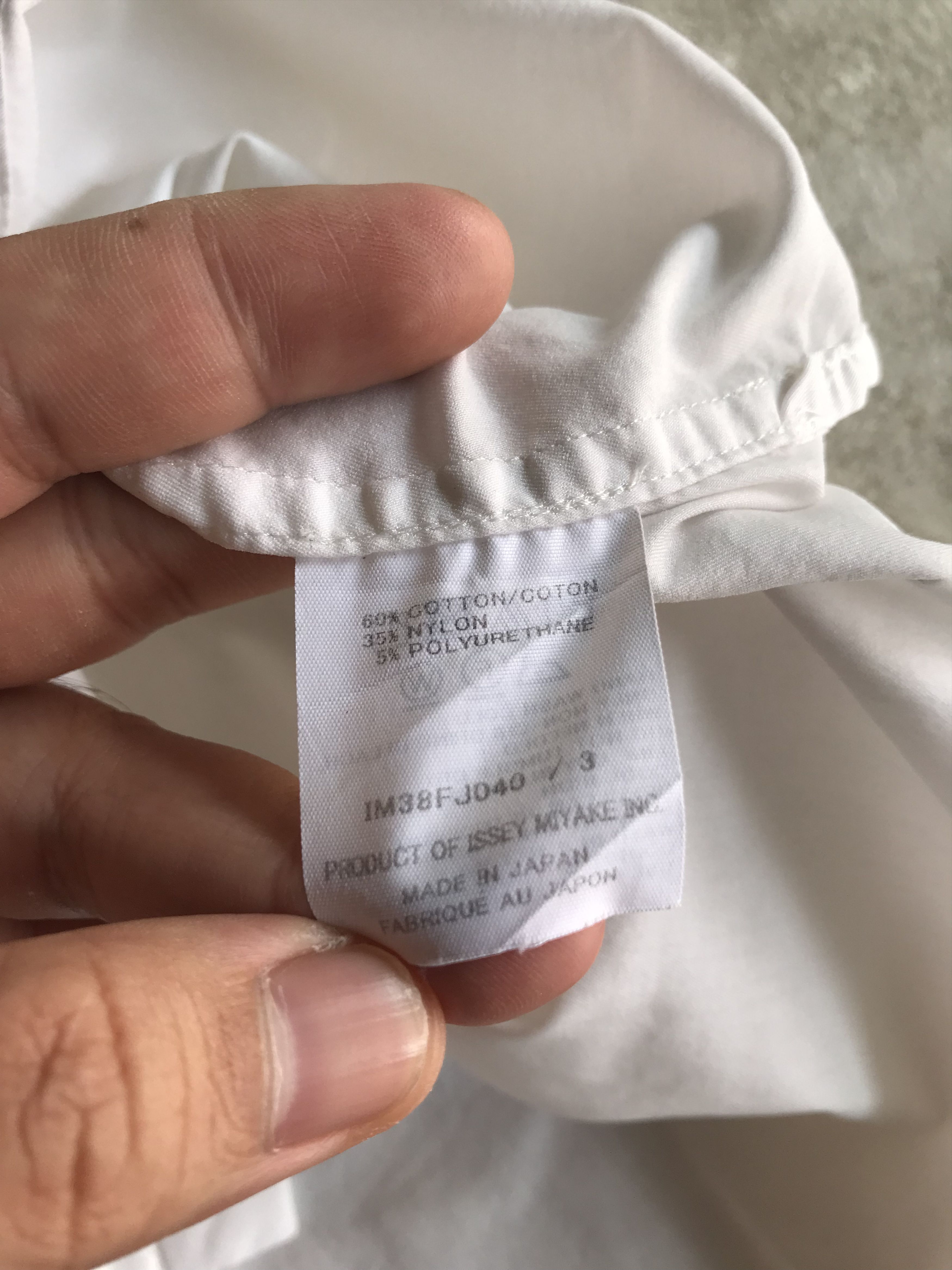 Issey Miyake Issey Miyake White Shirts Size US L / EU 52-54 / 3 - 7 Thumbnail