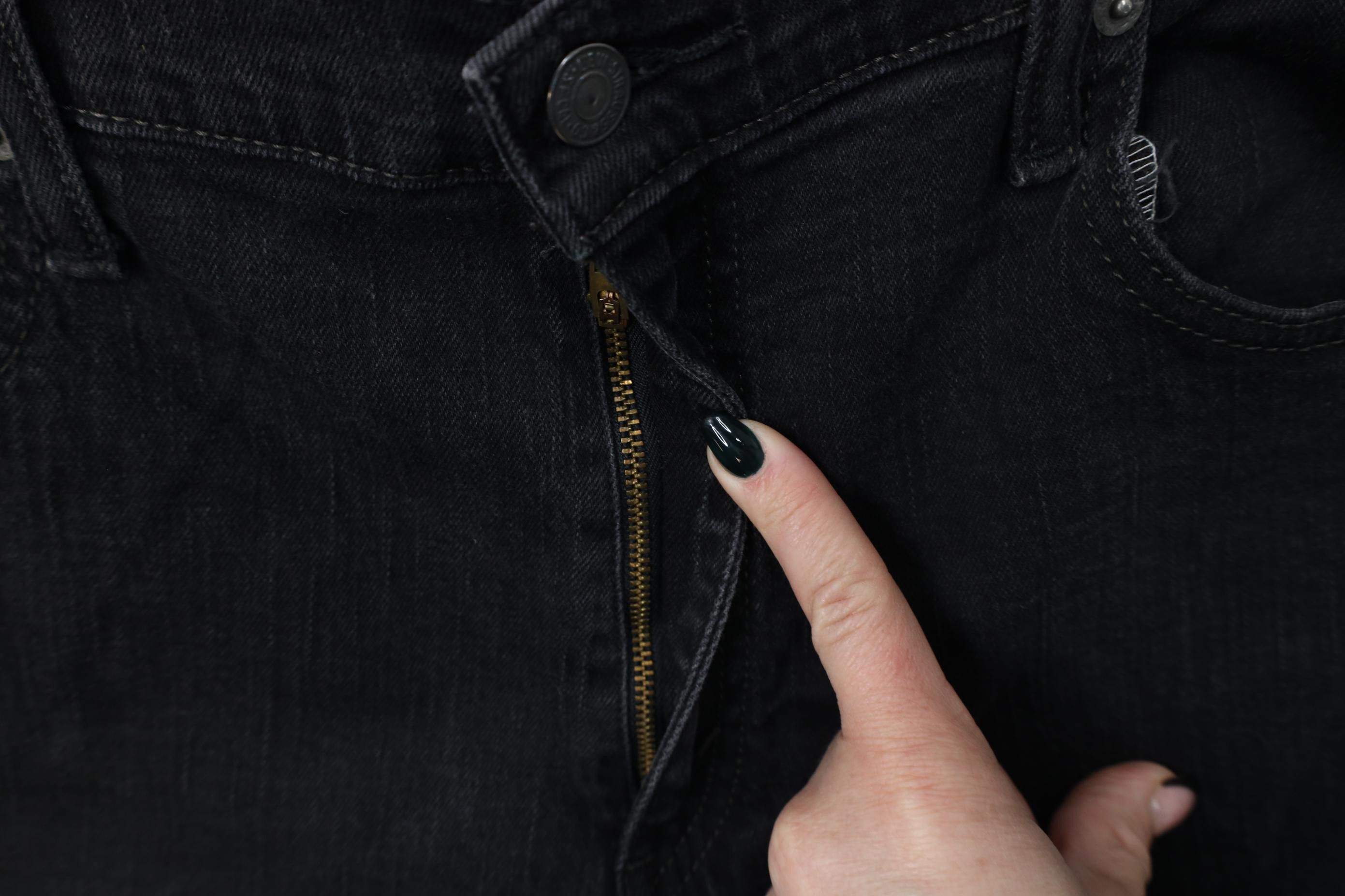 Levi's Vintage Y2K Levis 569 Straight Wide Leg Denim Jeans Black Size US 36 / EU 52 - 6 Thumbnail