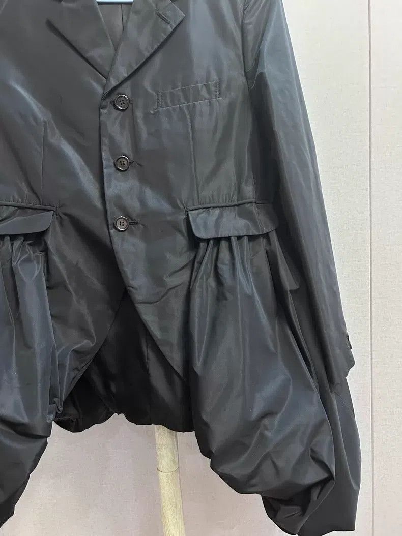 Comme des Garcons Comme Des Garcons Asymmetric Pleated Jacket Tailcoat Black Size M / US 6-8 / IT 42-44 - 2 Thumbnail