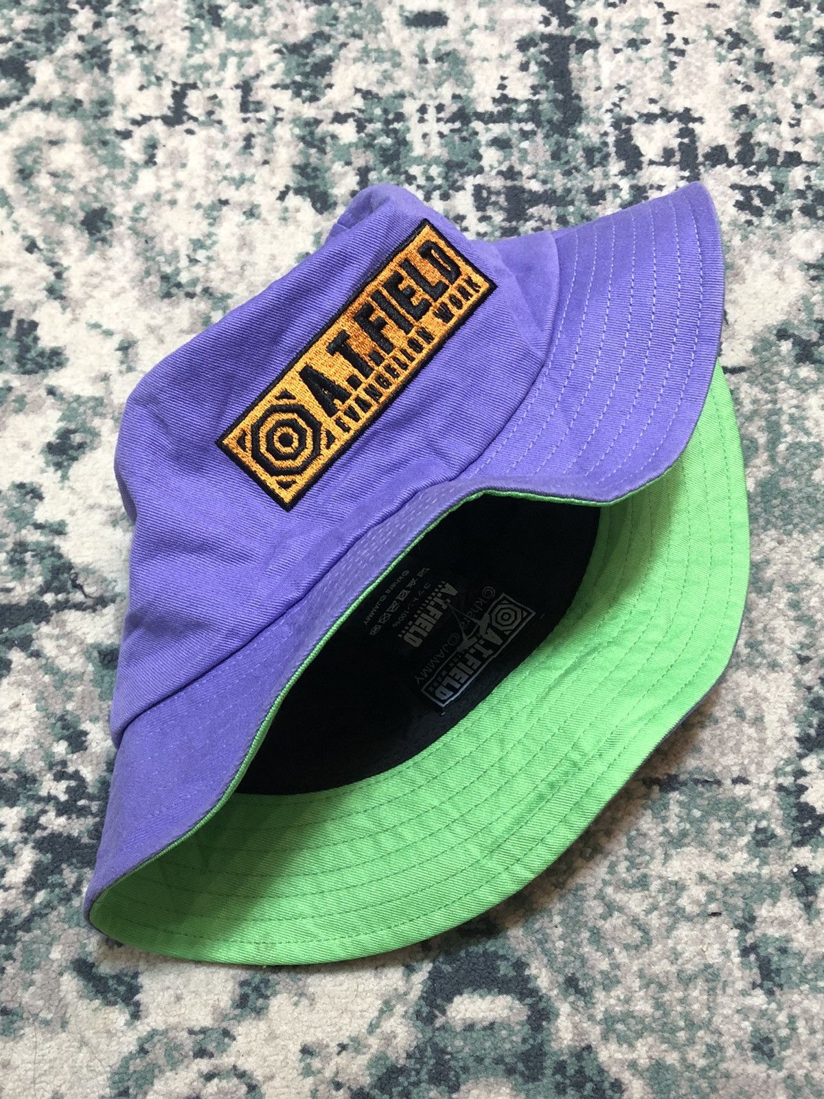 Anime × Japanese Brand Nerv Evagelion Work A.T Field By Khara Bucket Hats Size ONE SIZE - 11 Thumbnail