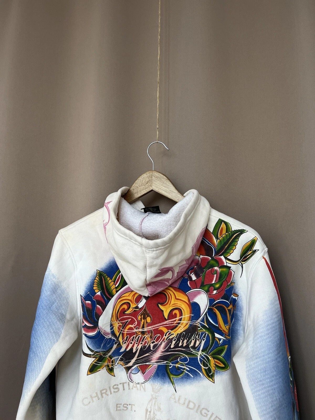Christian Audigier Christian Audigier Zip Up Hoodie Womens Size M Los Angeles Size M / US 6-8 / IT 42-44 - 8 Thumbnail