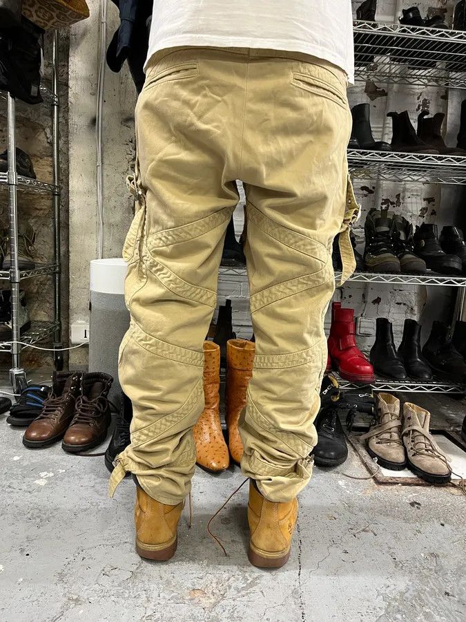 Versace 2000s Versace Bondage Beige Cargo Pants Size US 32 / EU 48 - 4 Thumbnail