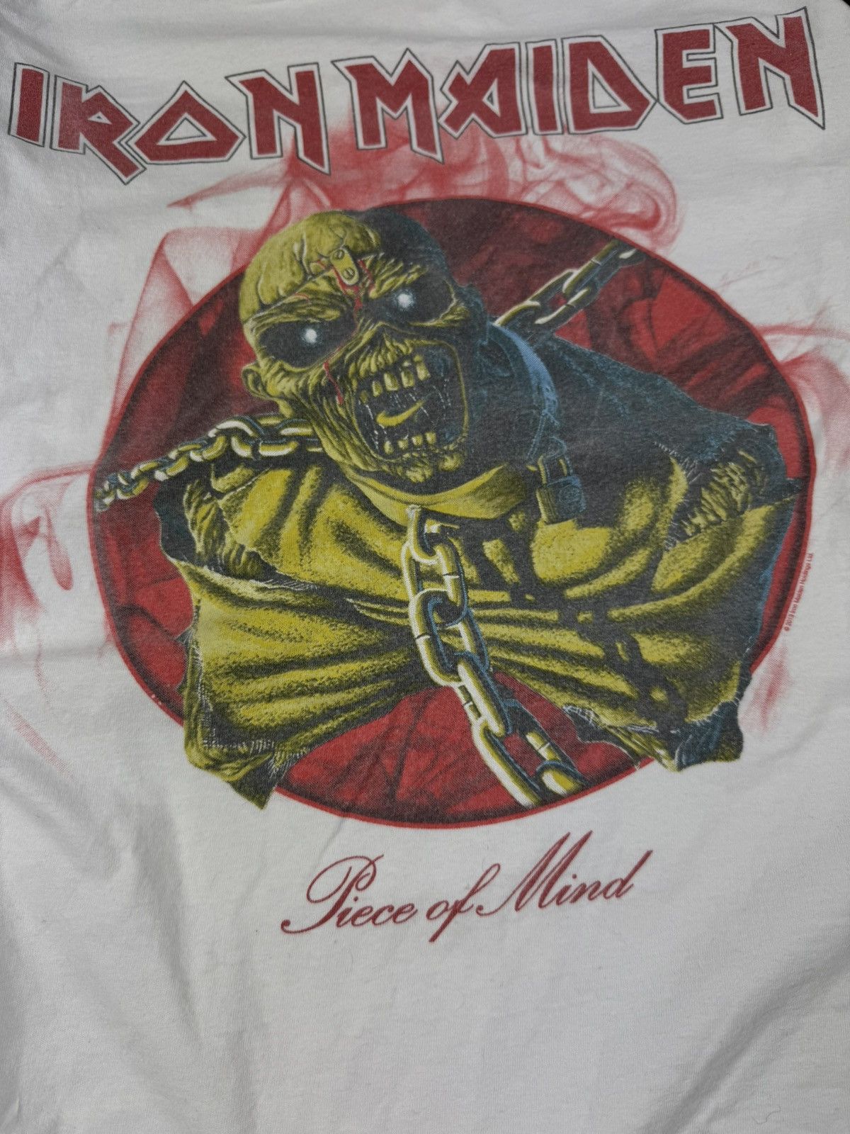 Band Tees Vintage 00s Iron Maiden piece of mind graphic long sleeve Size US XL / EU 56 / 4 - 5 Thumbnail