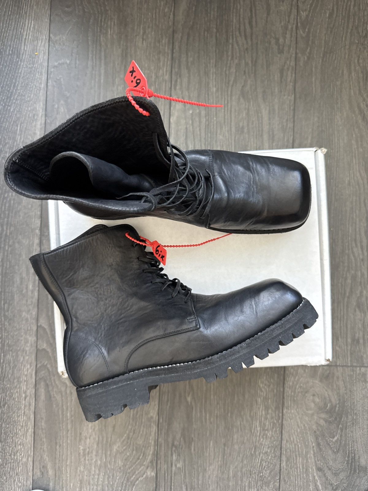 Guidi Guidi 79085V Ankle High Horse Leather All Black Boots Size US 10 / EU 43 - 1 Thumbnail