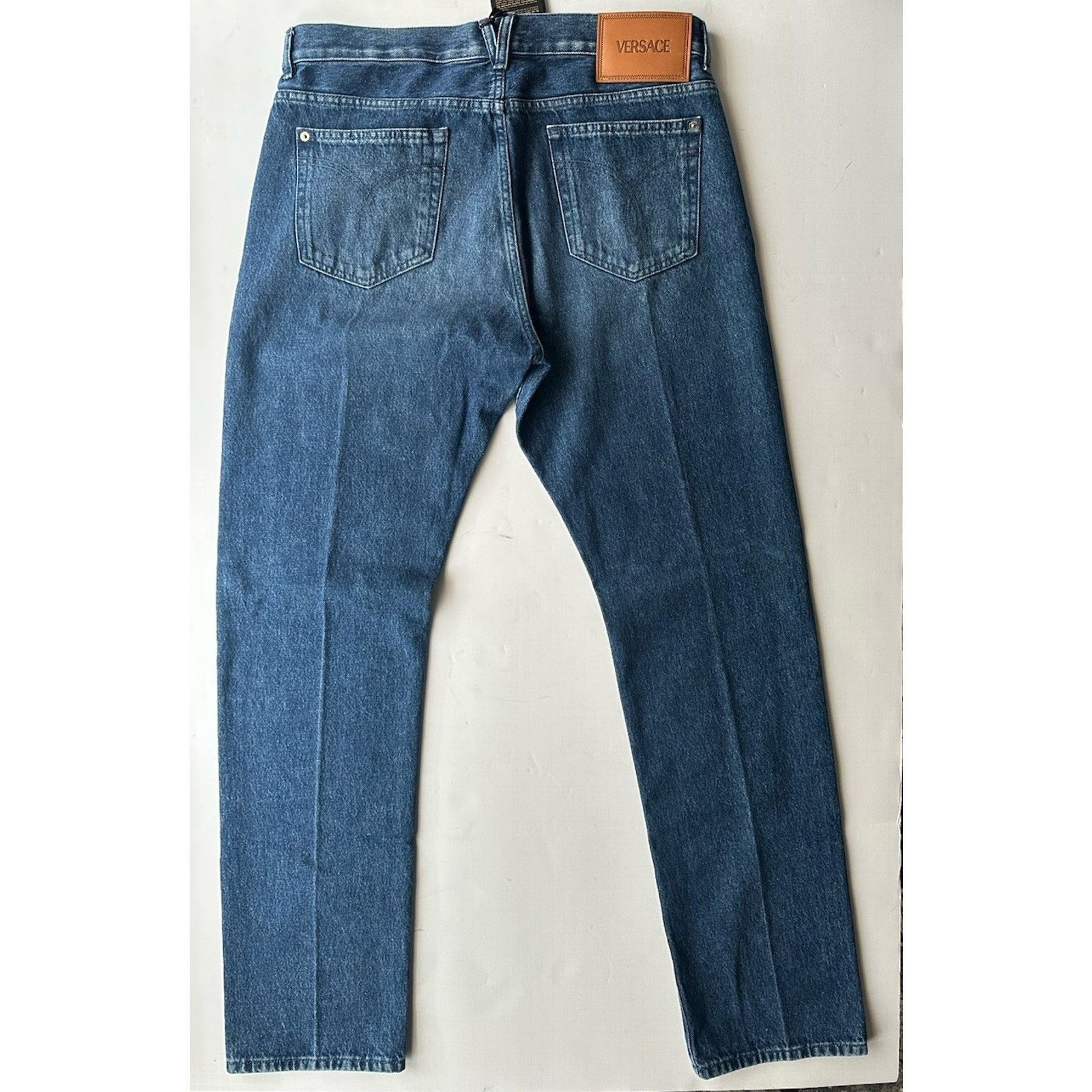 Versace Versace Men’s Denim Stone Washed Blue Jeans 34 US 1010816 Size US 34 / EU 50 - 12 Thumbnail