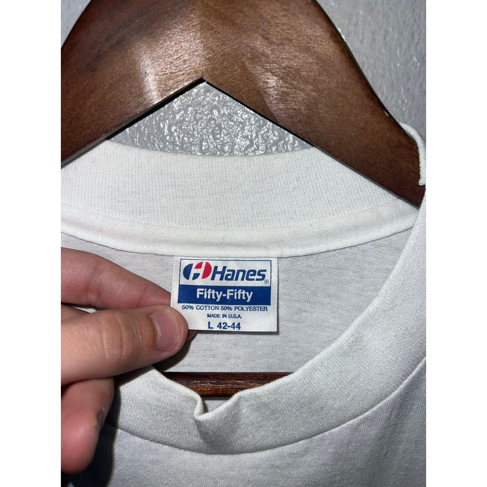 Hanes Vintage Love Our Troops Shirt Come Home Soon Tee 90s VTG L Size US L / EU 52-54 / 3 - 6 Thumbnail
