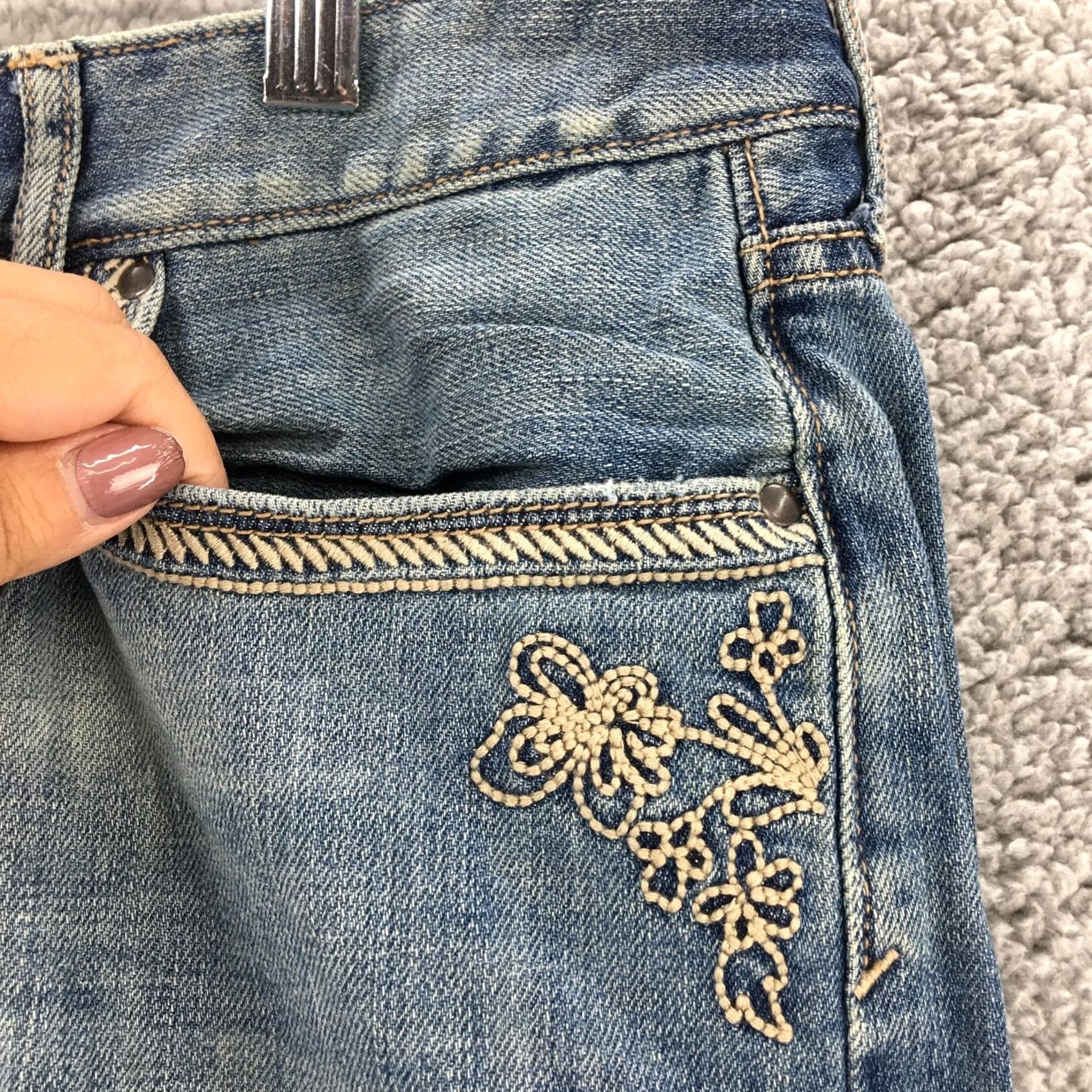 Eddie Bauer Eddie Bauer Denim Skirt Womens 12 Blue Pencil Straight Zip Fly Cotton Blend Skirt Womens 12 Blue Pencil Straight Zip Fly Cotton Blend Size 34" / US 12 / IT 48 - 4 Thumbnail