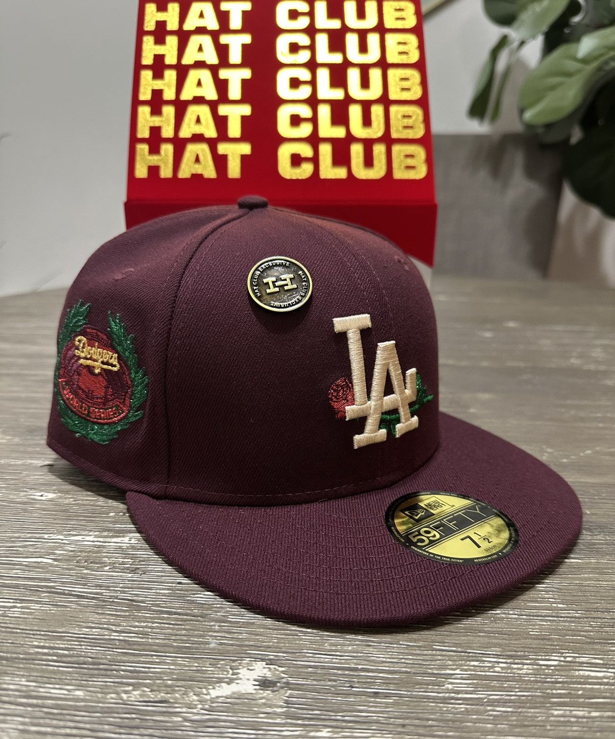 Hat Club × New Era Size 7 1/2 - Hat Club Exclusive New Era Los Angeles Dodgers Size ONE SIZE - 1 Thumbnail