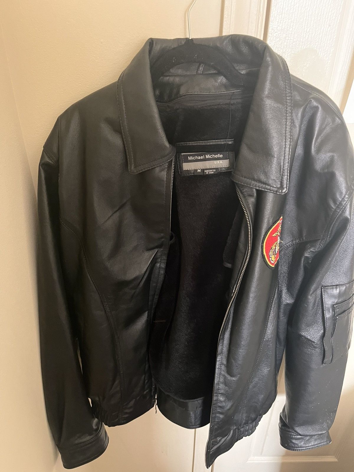 Other Marine Leather Jacket Size US M / EU 48-50 / 2 - 3 Thumbnail