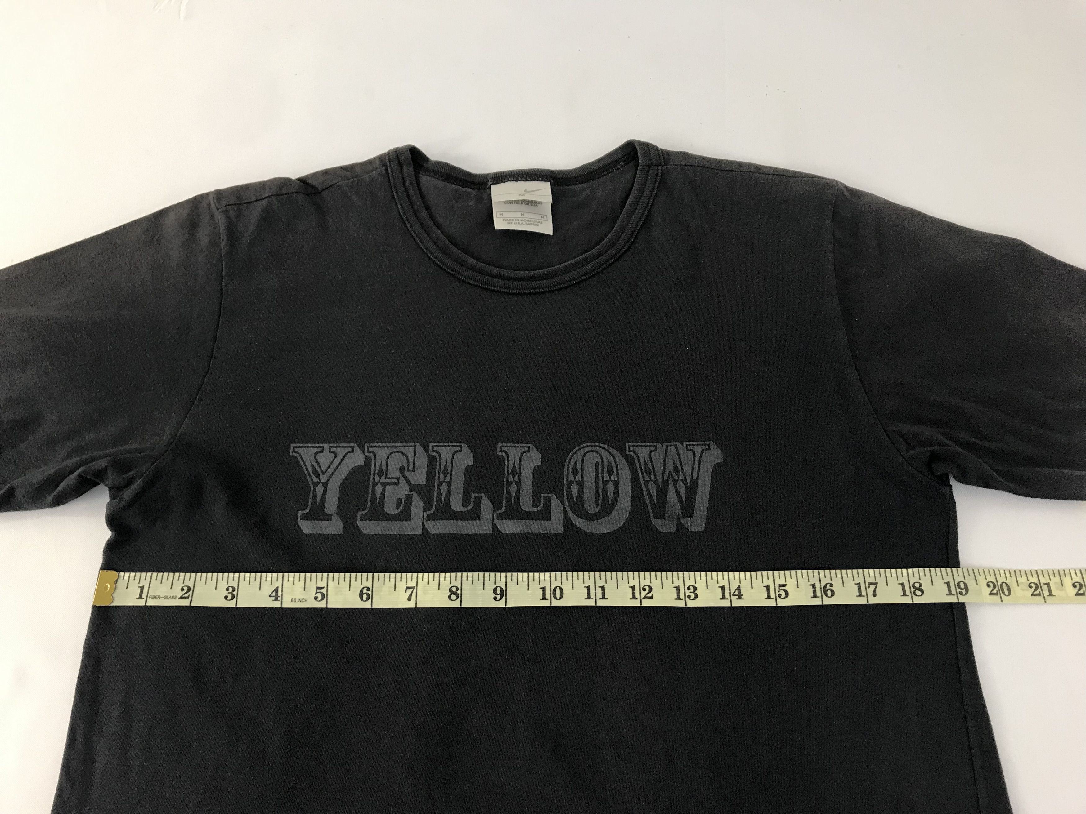 Nike Nike Athletic Yellow Spell Out Printed Tee T-shirt Size US M / EU 48-50 / 2 - 8 Thumbnail