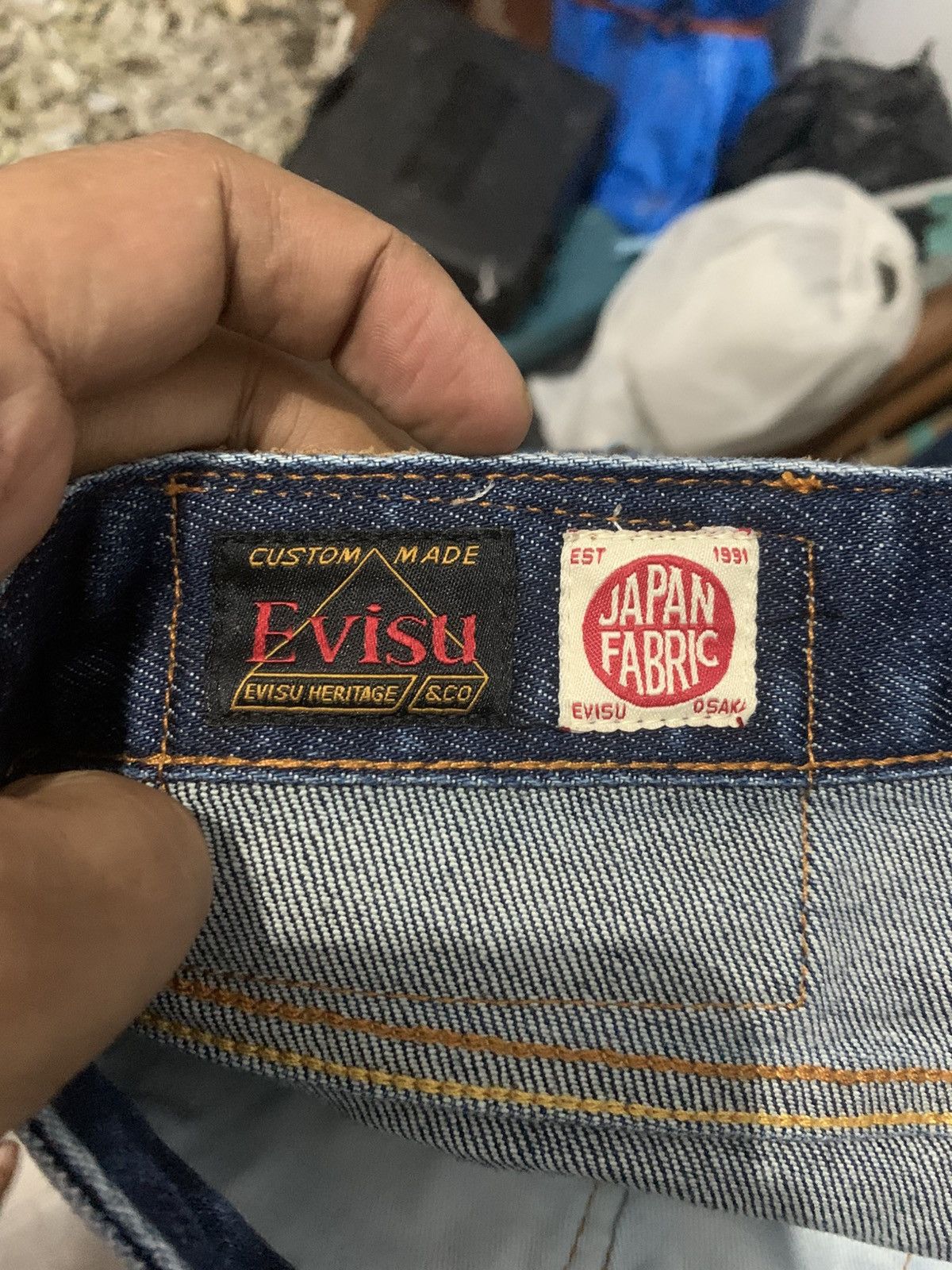 Evisu Evisu Selvedge Denim Shortpants Size US 34 / EU 50 - 8 Thumbnail