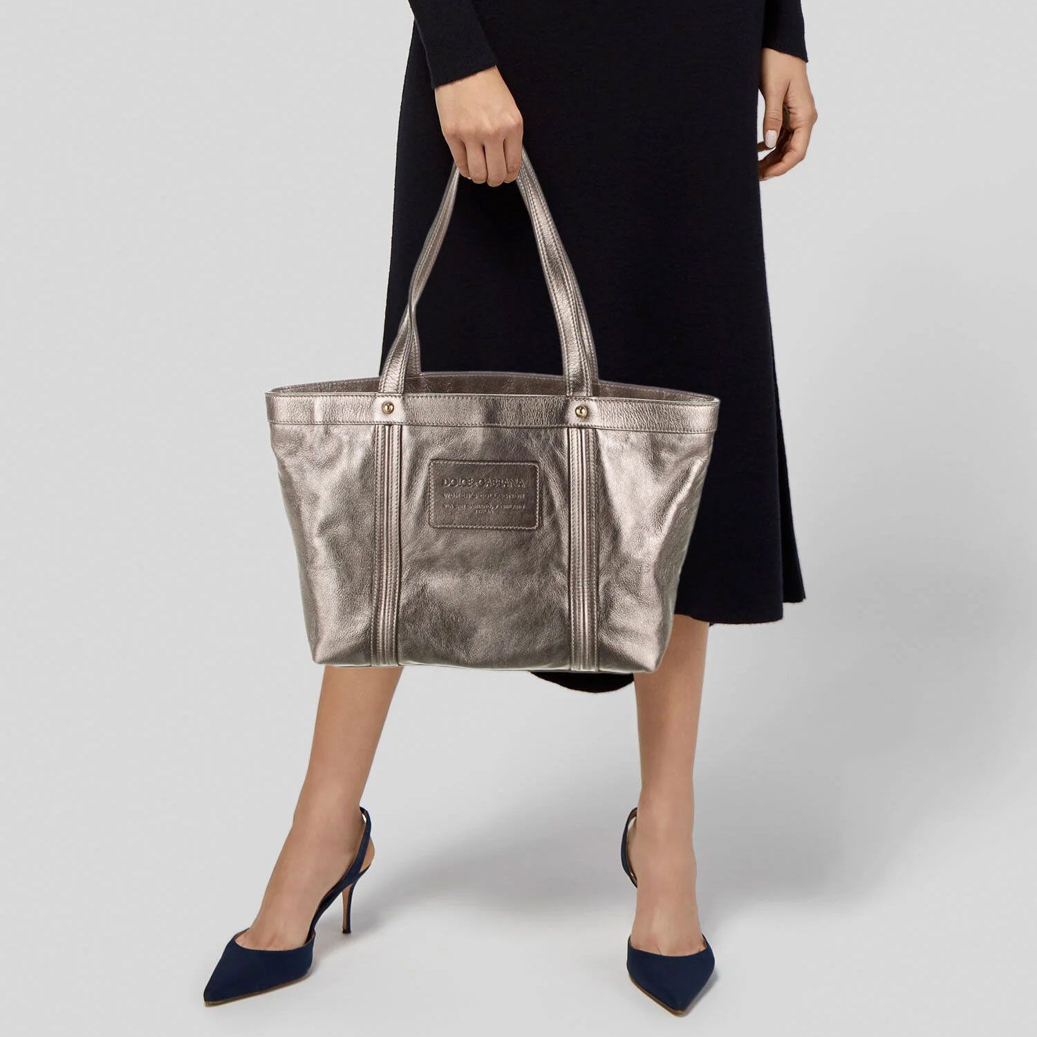 Dolce & Gabbana Rare Vintage Dolce & Gabbana Milano Leather Tote Bag Size ONE SIZE - 13 Thumbnail