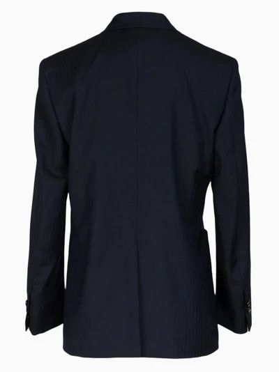 Bottega Veneta o1y0725 Blazer in Midnight Blue Size M / US 6-8 / IT 42-44 - 3 Thumbnail