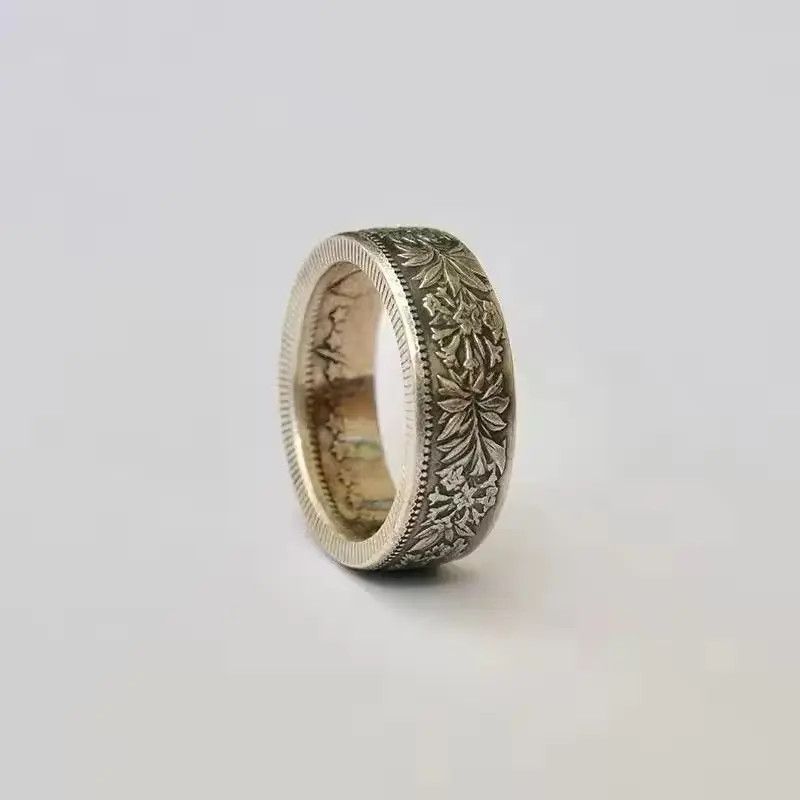 Sterling Silver Flower Ring size (7-10) Size ONE SIZE - 1 Thumbnail