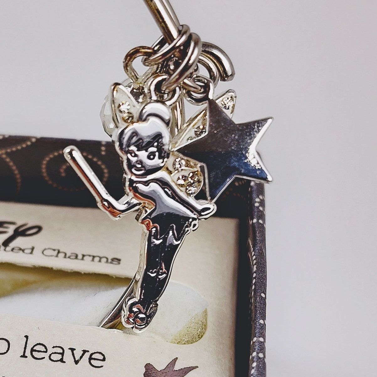 Disney Disney Tinker Bell Bracelet Silver Plated Charm w Star NIB Size ONE SIZE - 3 Thumbnail