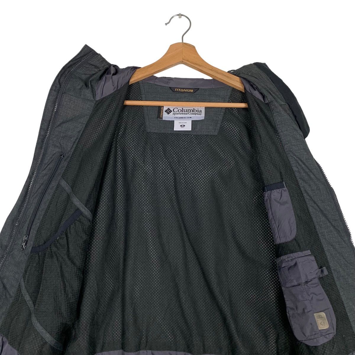 Columbia COLUMBIA Titanium Omni Tech Fur Hoodie Jacket #0460-C21 Size US M / EU 48-50 / 2 - 12 Thumbnail