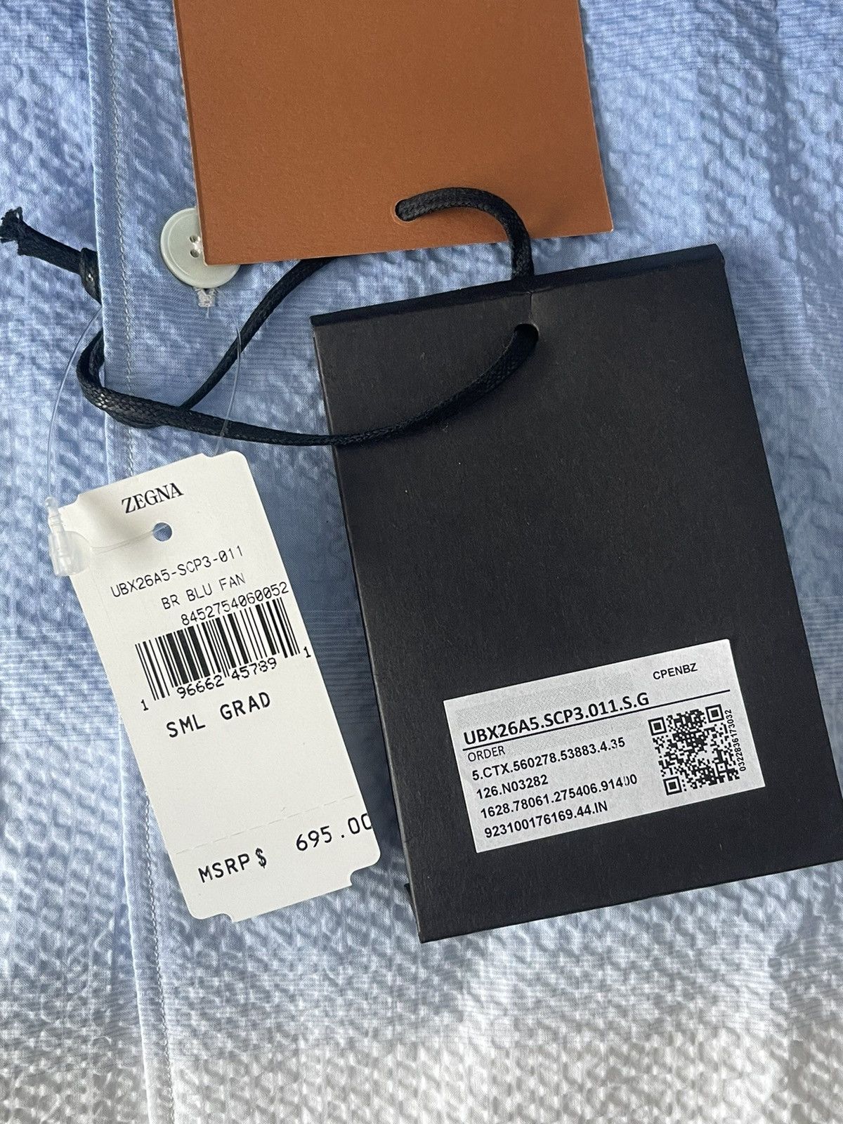 Ermenegildo Zegna Zegna Button Shirt (Transitional Color) Size US S / EU 44-46 / 1 - 7 Thumbnail