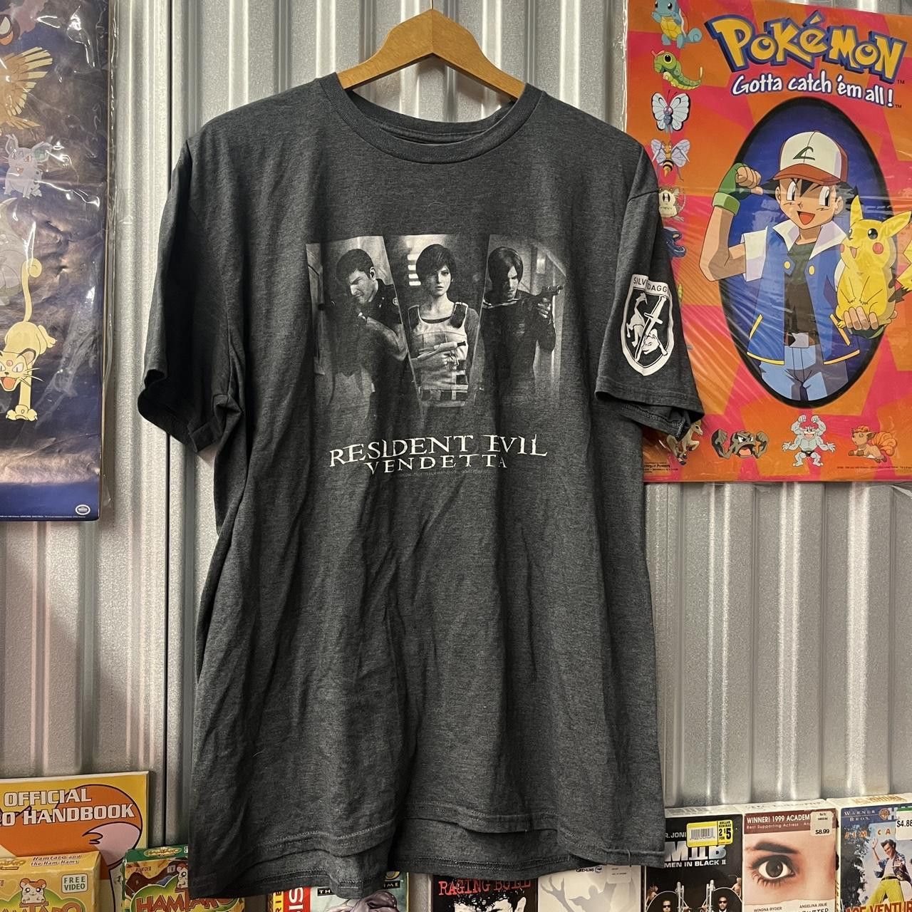 Vintage Rare Resident Evil Vendetta Biohazard Capcom Promo T Shirt 