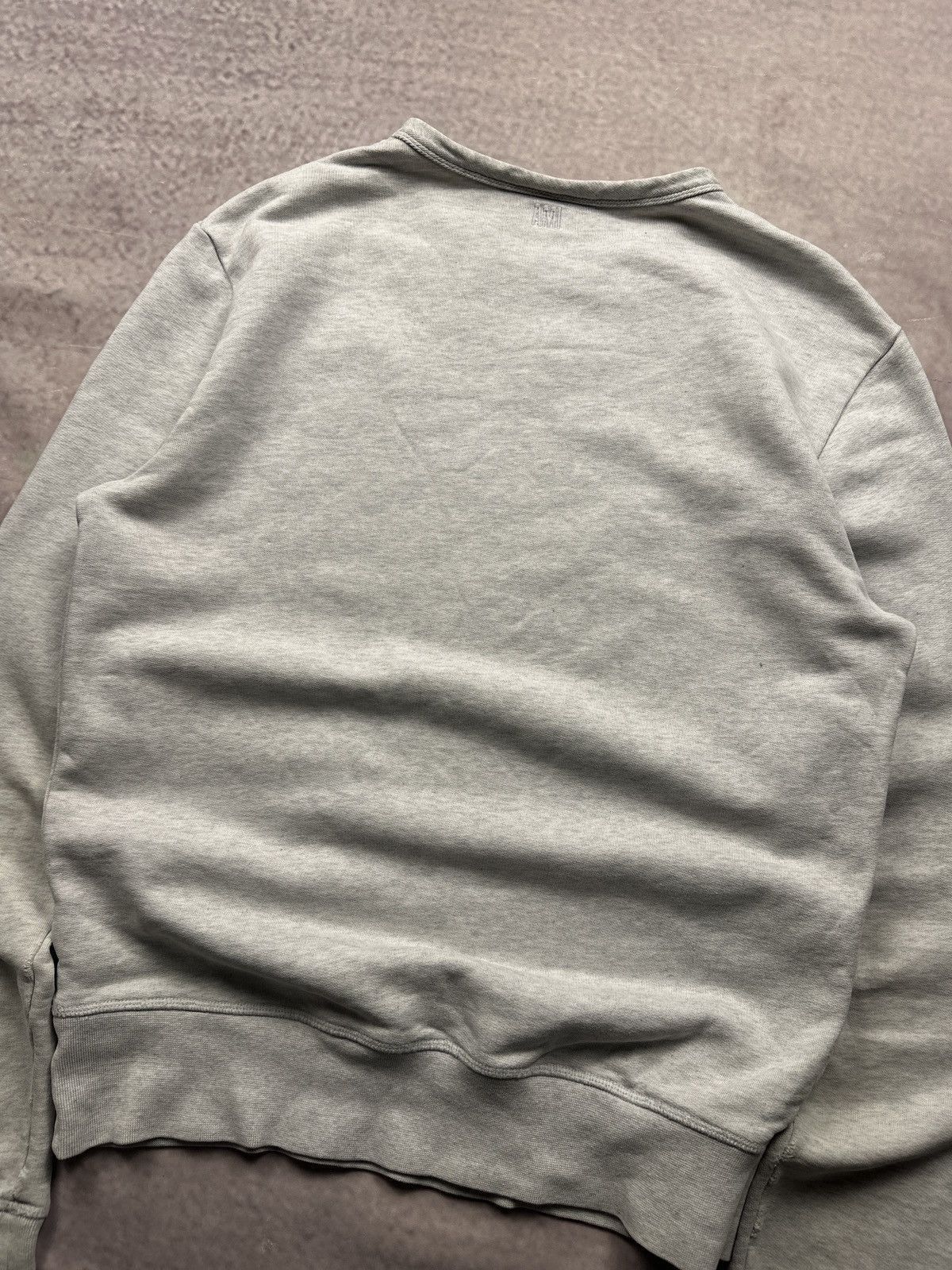 AMI Rare AMI Alexandre Mattiussi Logo Number 9 Gray Sweatshirt Size US M / EU 48-50 / 2 - 11 Thumbnail