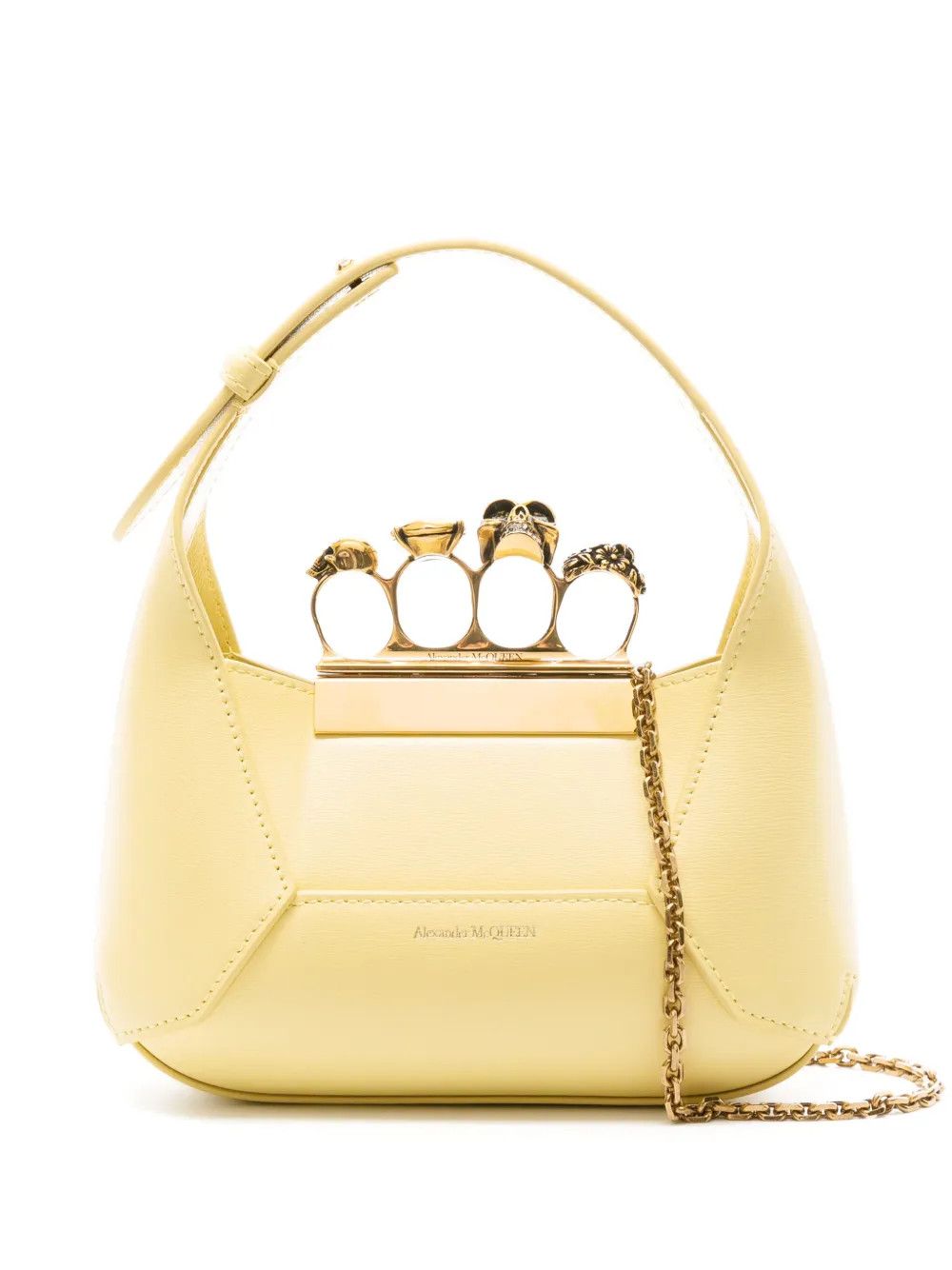 Alexander McQueen o1w1db10925 Size: OS/Jewelled Hobo in Beige Size ONE SIZE - 1 Thumbnail
