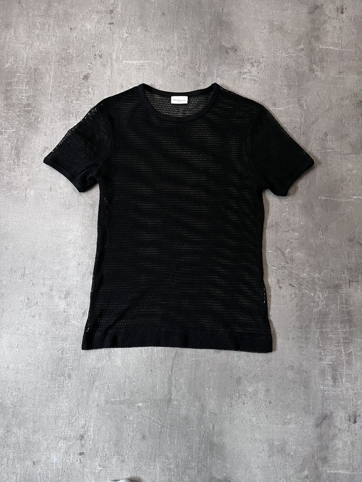 Dries Van Noten Dries Van Noten mesh top T-shirt black rare Size US S / EU 44-46 / 1 - 1 Thumbnail