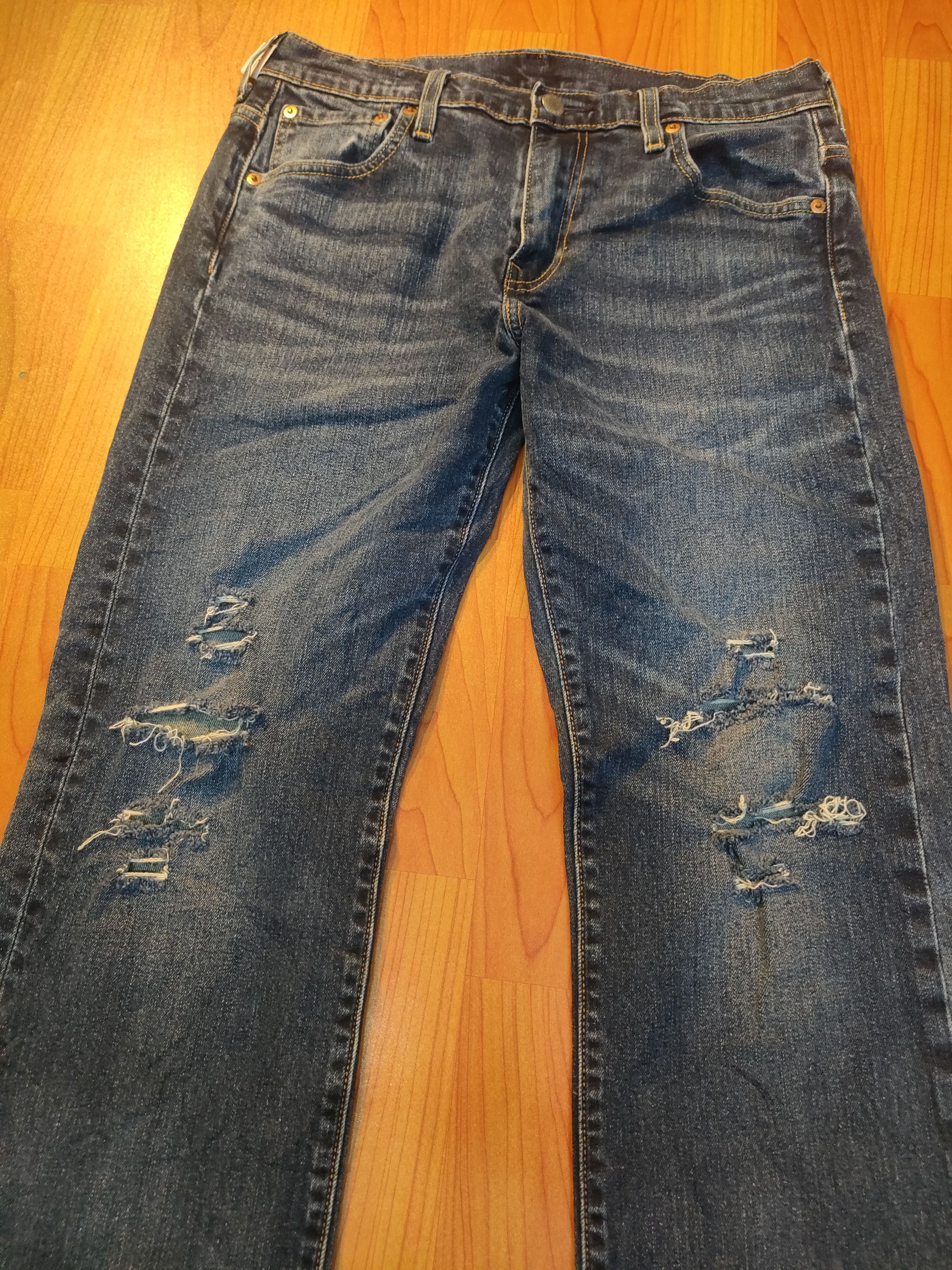 Levi's Distressed Levi's 569 Big E Jeans Size US 30 / EU 46 - 8 Thumbnail