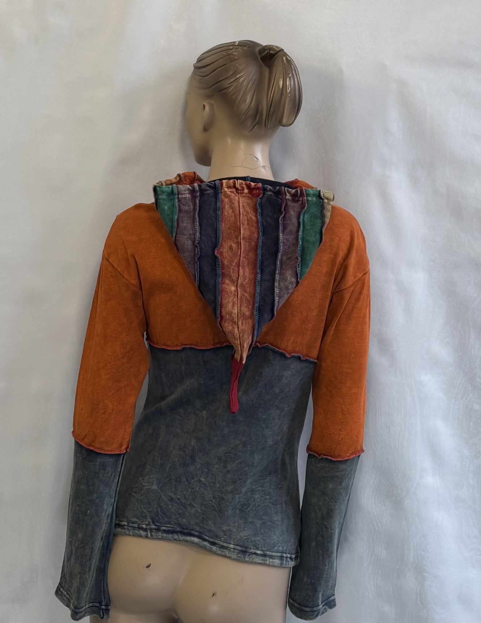 Vintage Boho Hippie Nepal Zip Hoodie Size L Size L / US 10 / IT 46 - 2 Thumbnail