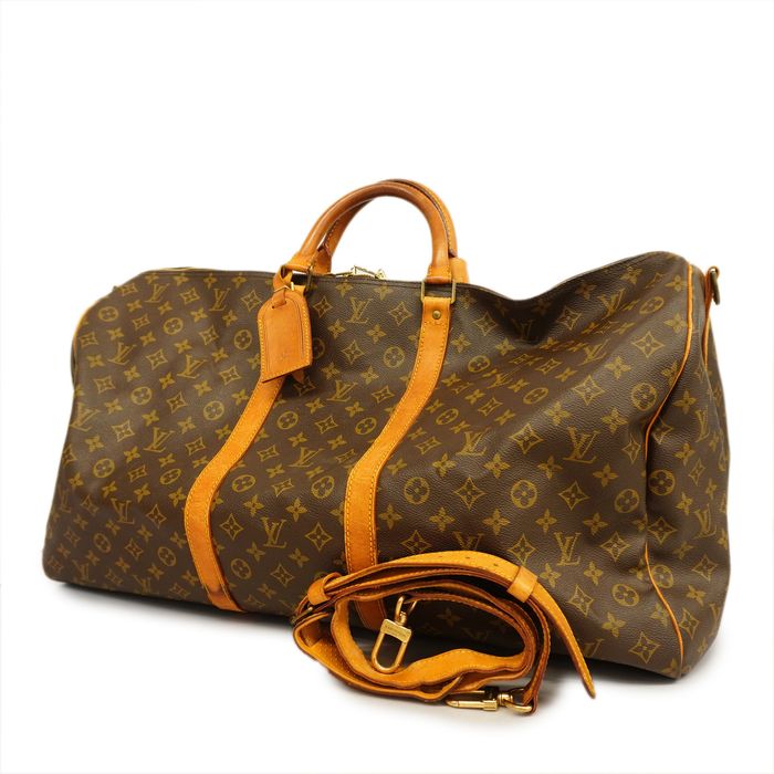 Louis-Vuitton-Monogram-Keep-All-Bandouliere-60-Boston-Bag-M41412