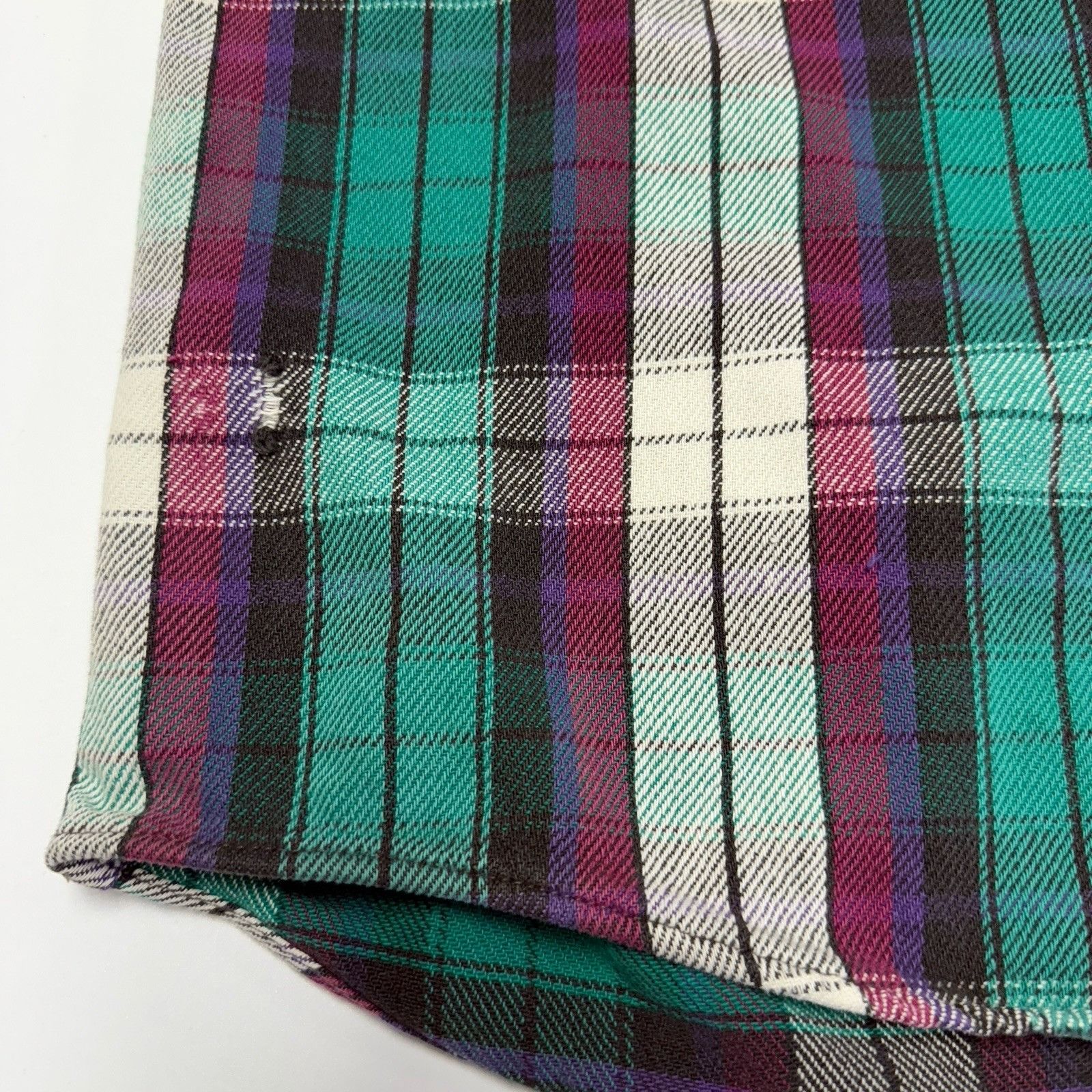 Field & Stream Vintage Field & Stream Plaid Flannel Purple & Green Button Size US XL / EU 56 / 4 - 6 Thumbnail