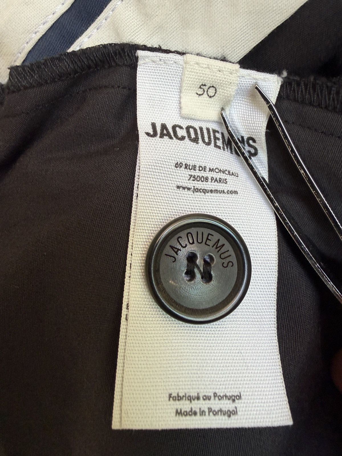 Jacquemus Jacquemus Pleated Ring Detailed Shorts In Black Size US 34 / EU 50 - 11 Thumbnail