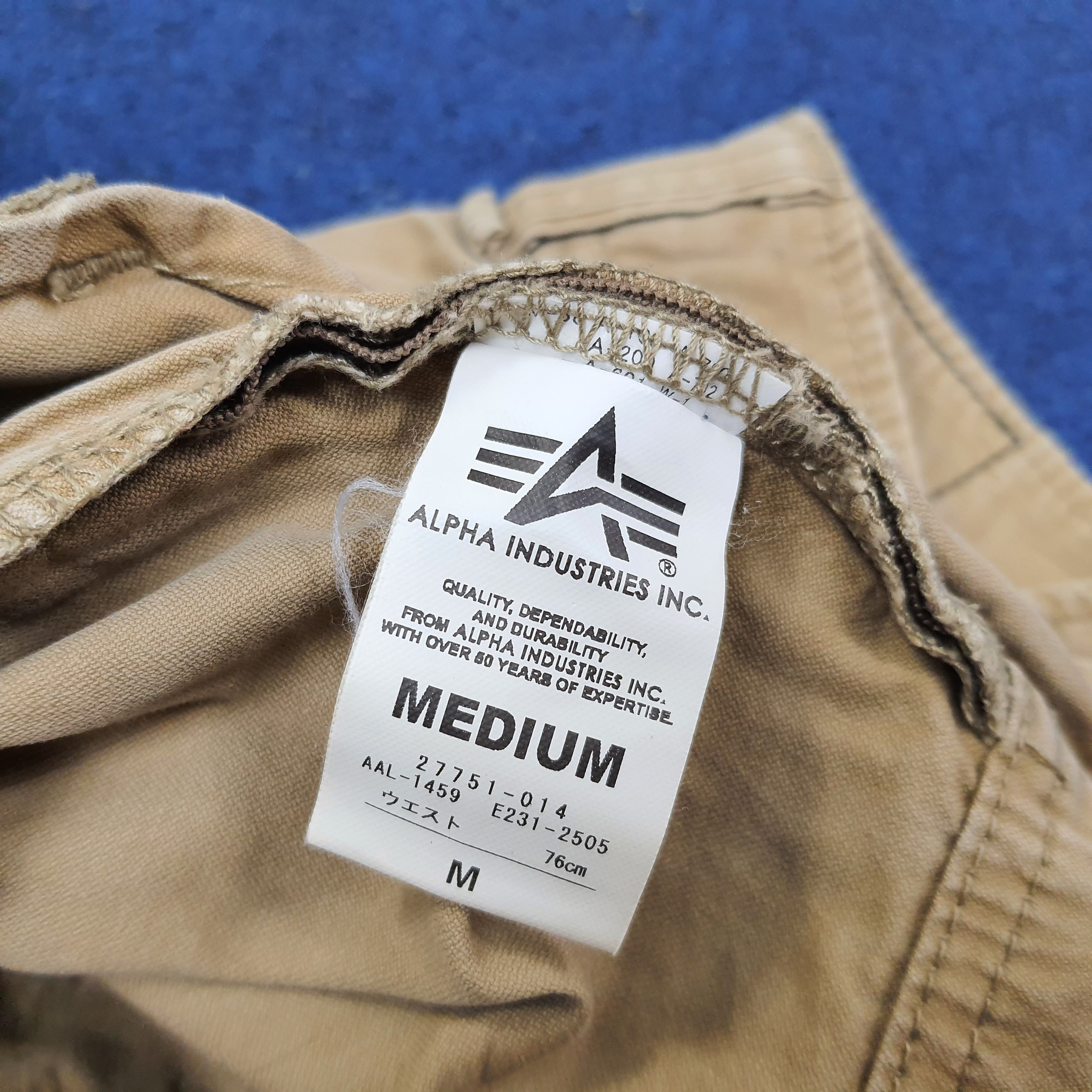 Alpha Industries Vintage Alpha Industries Cargo Pants C244N4 Size US 31 - 8 Thumbnail