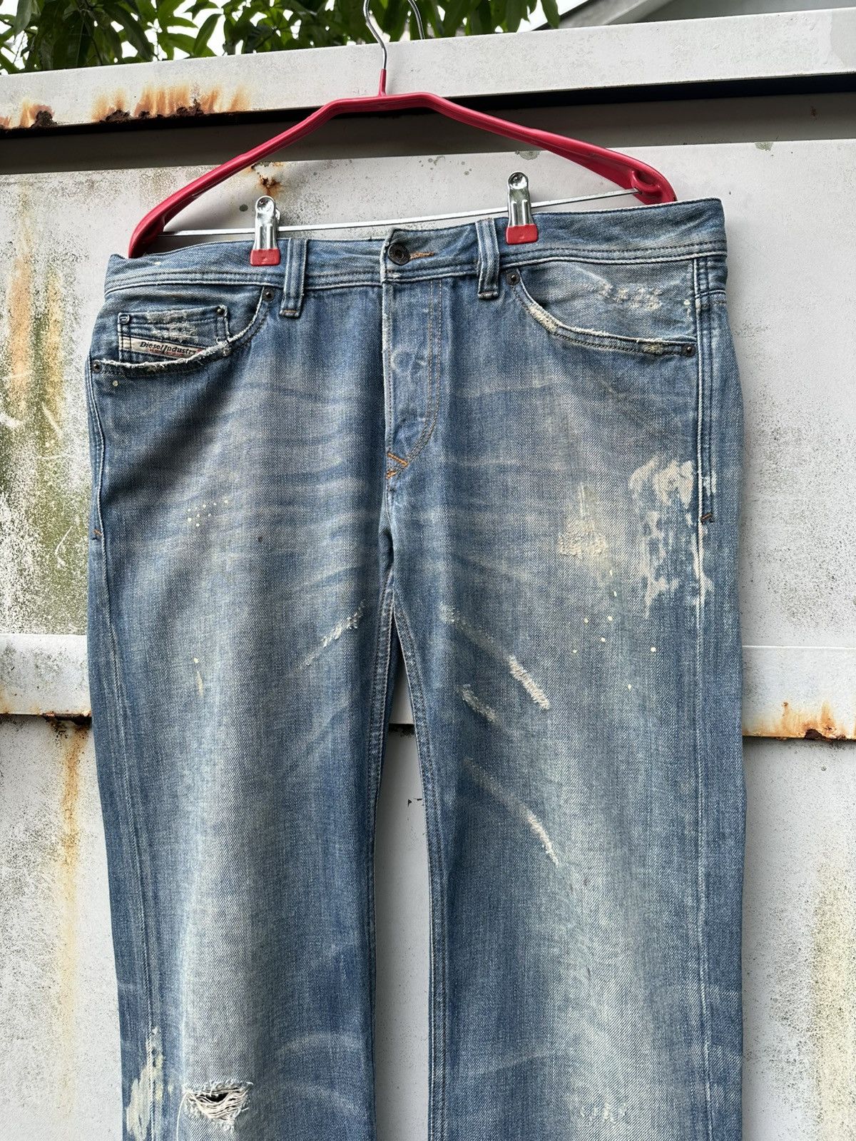 👹Vintage Diesel Viker THRASHED Baggy Jeans