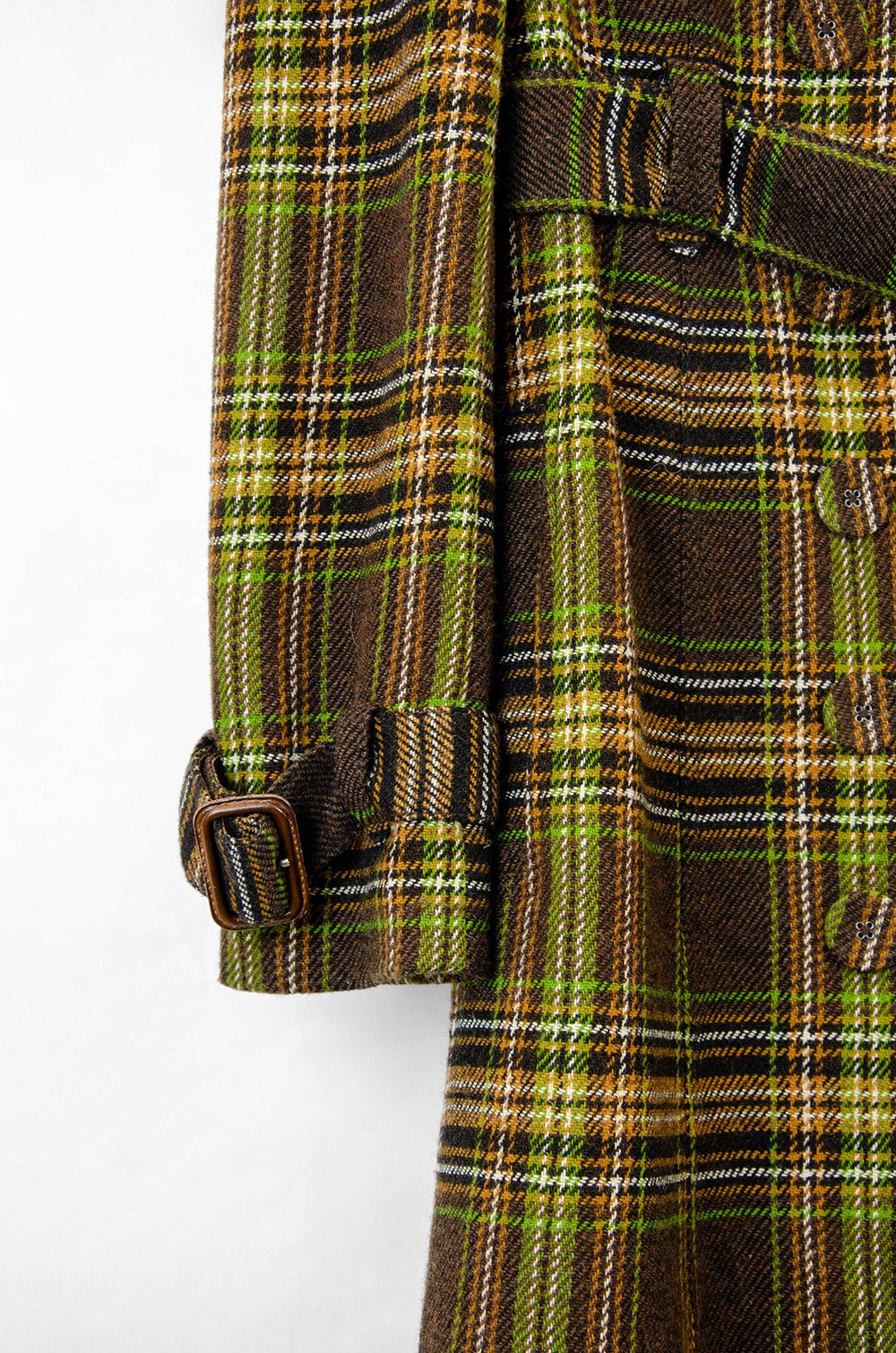 Juicy Couture Jeans Juicy Couture Plaid Wool Trench Coat Size 8 Size M / US 6-8 / IT 42-44 - 2 Thumbnail
