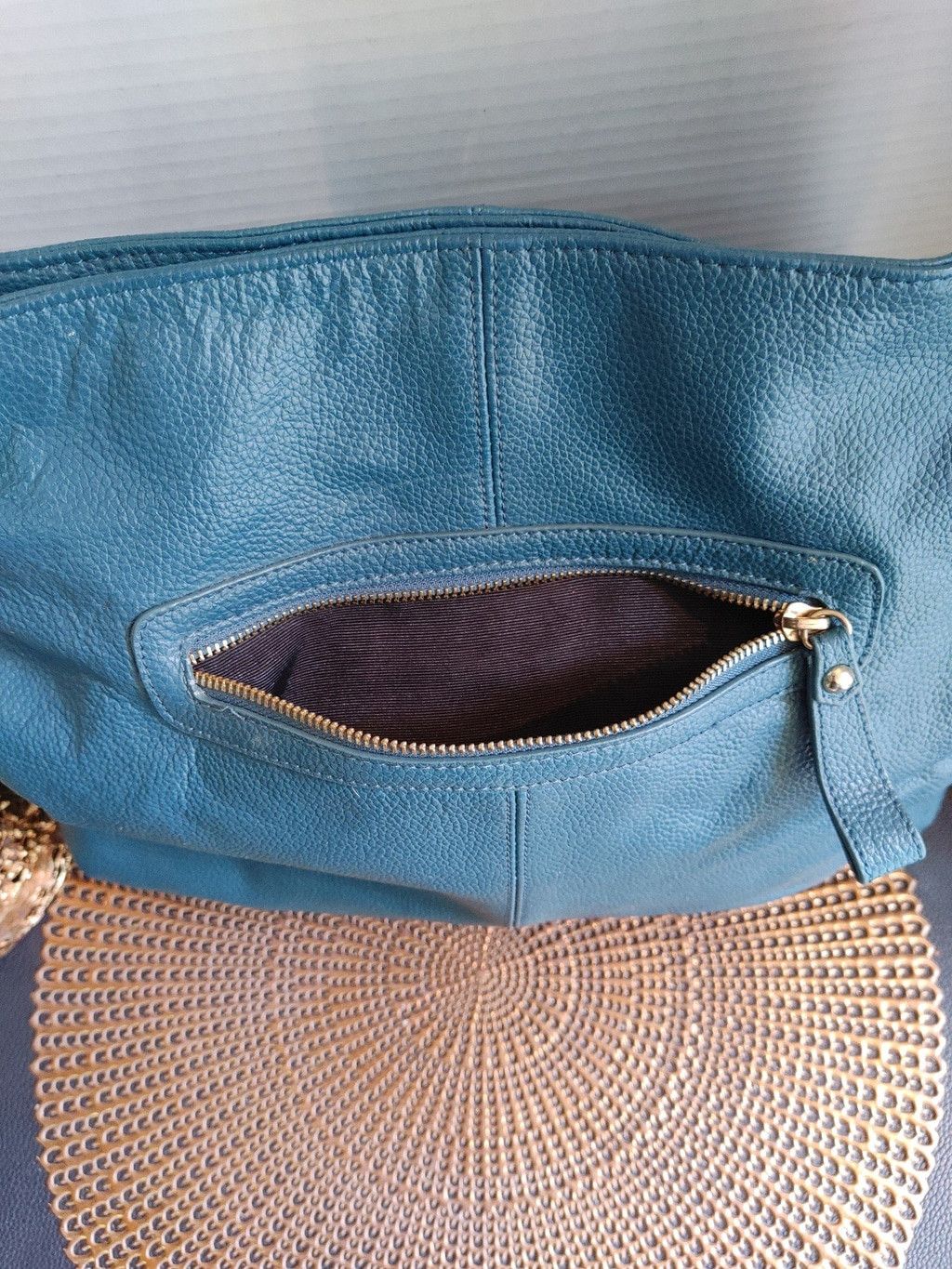 Vera Pelle Cuore & Pelle Sophia Leather Hobo Bag Size ONE SIZE - 5 Thumbnail