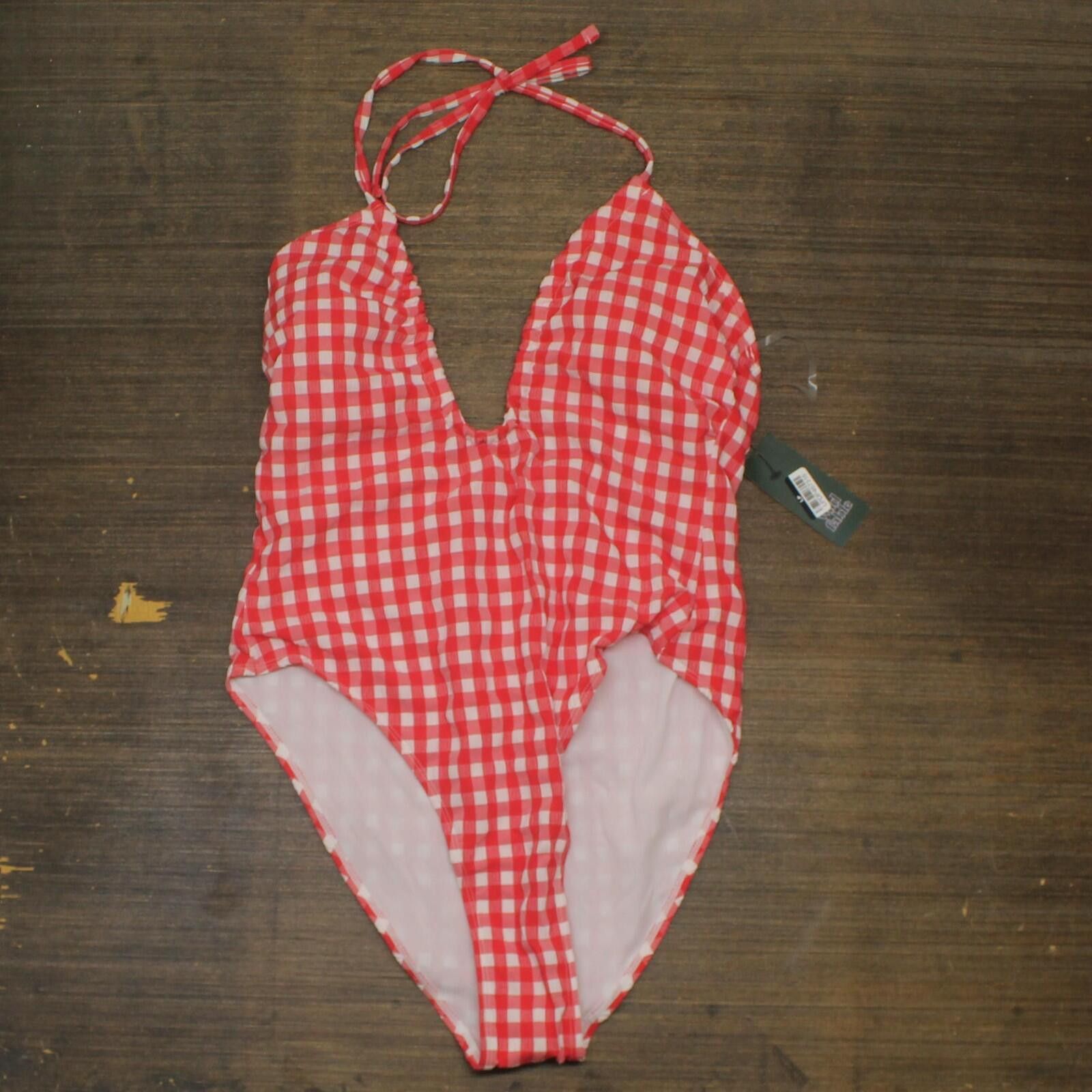 Other Nwt Wild Fable One Piece Swimsuit Pid-107wpe 2xs Red Check Size ONE SIZE - 1 Thumbnail