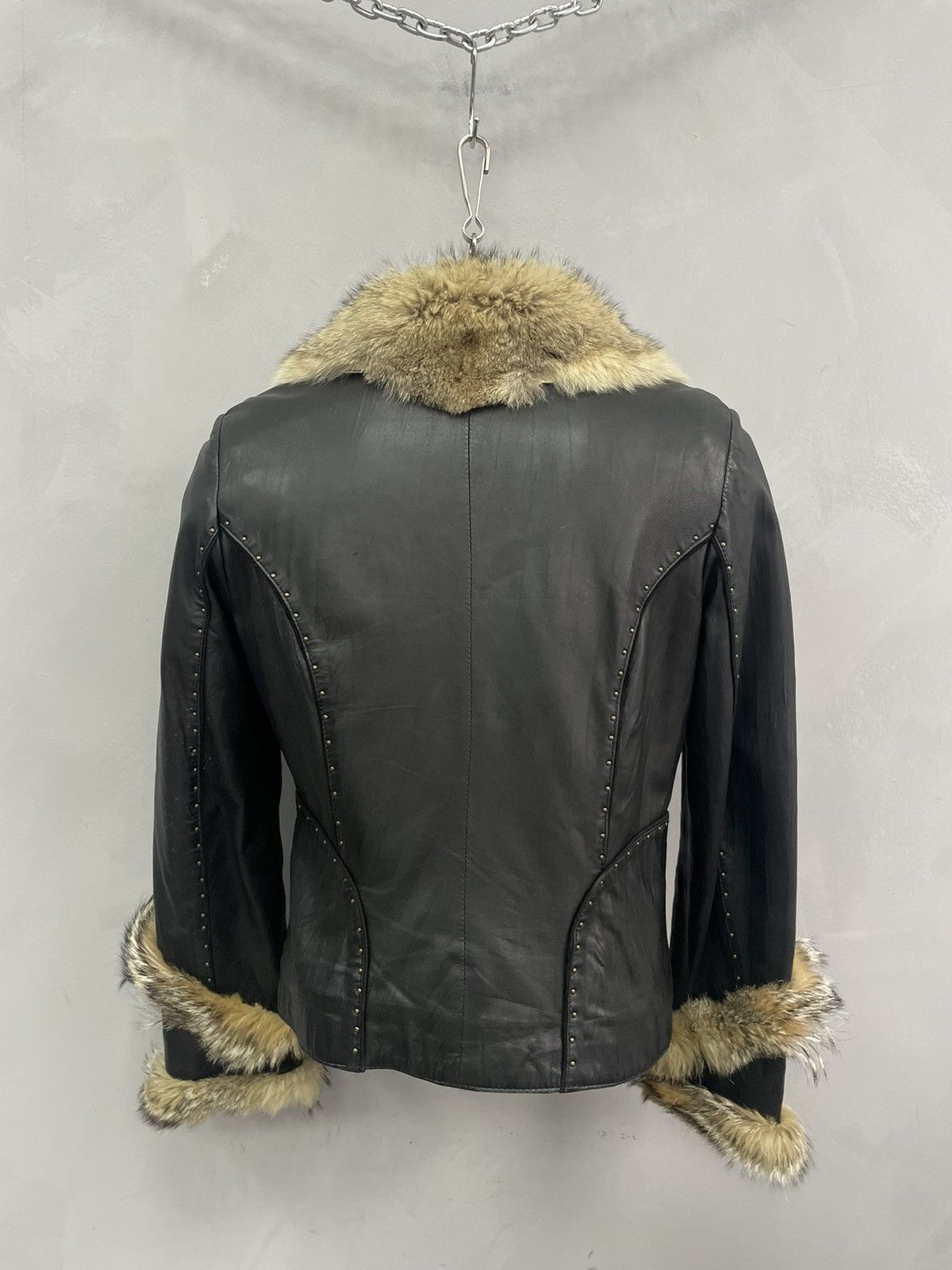 Hysteric Glamour Black leather biker jacket vintage y2k hysteric glamour y2k Size M / US 6-8 / IT 42-44 - 8 Thumbnail