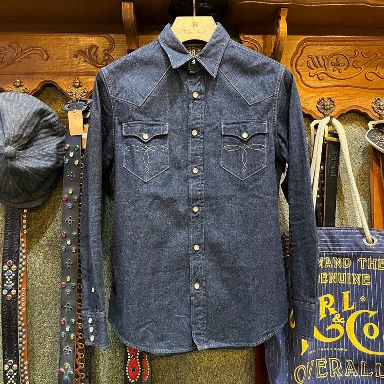 RRL Ralph Lauren RRL Ralph Lauren Huazai denim shirt Size US S / EU 44-46 / 1 - 1 Thumbnail